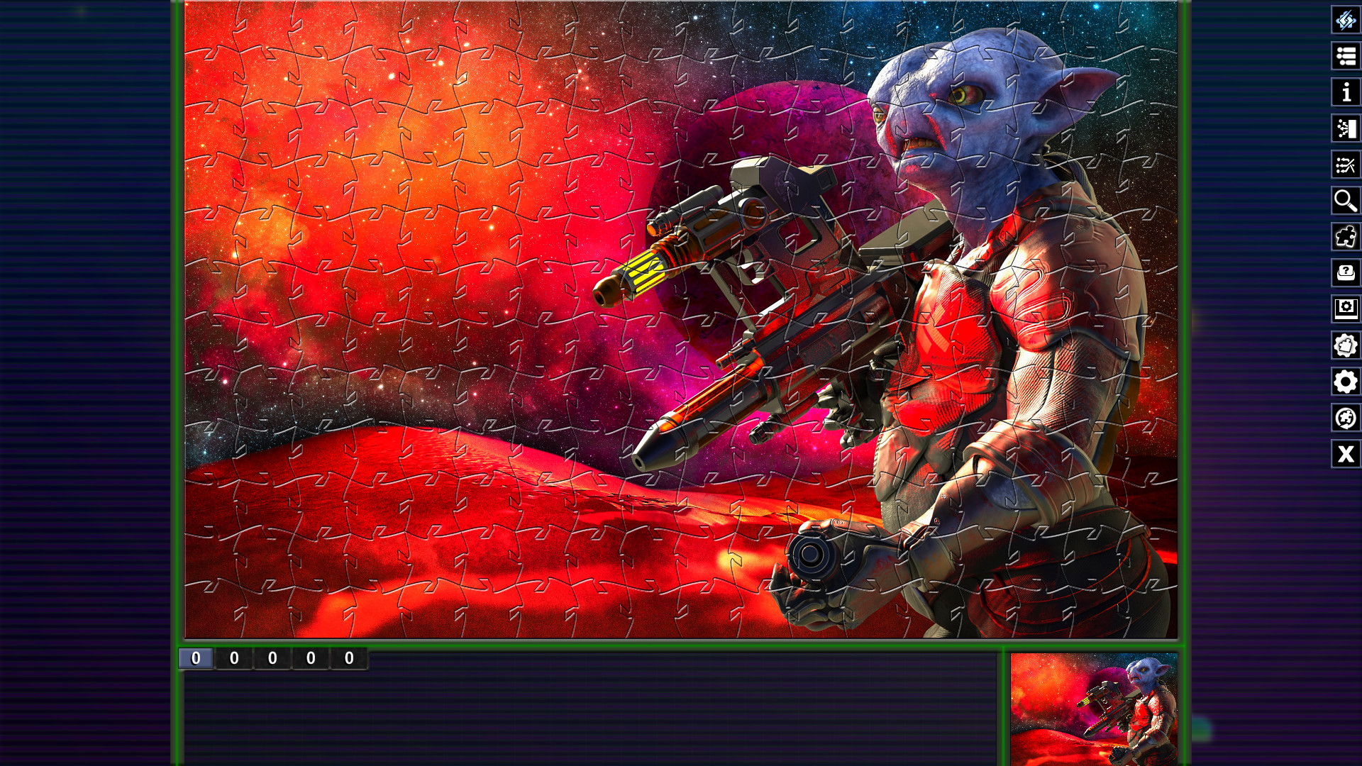 Pixel Puzzles Illustrations & Anime - Jigsaw Pack: Aliens