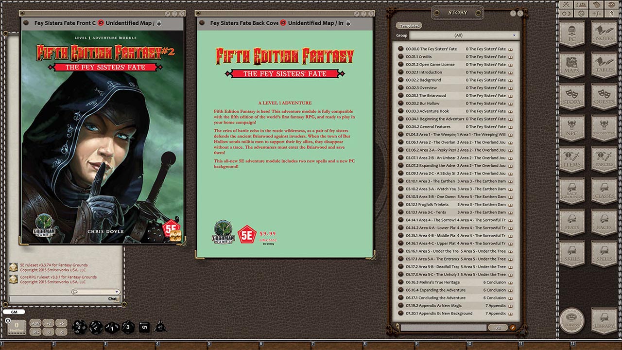 Fantasy Grounds - Fifth Edition Fantasy #2 – The Fey Sisters' Fate (5E)