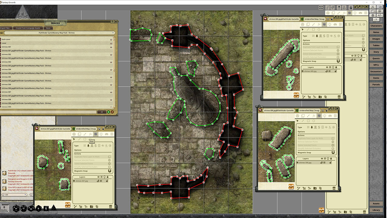 Fantasy Grounds - Pathfinder RPG - GameMastery Map Pack: Shrines