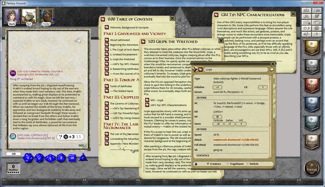 Fantasy Grounds - PFRPG Curse of the Sickled Hand