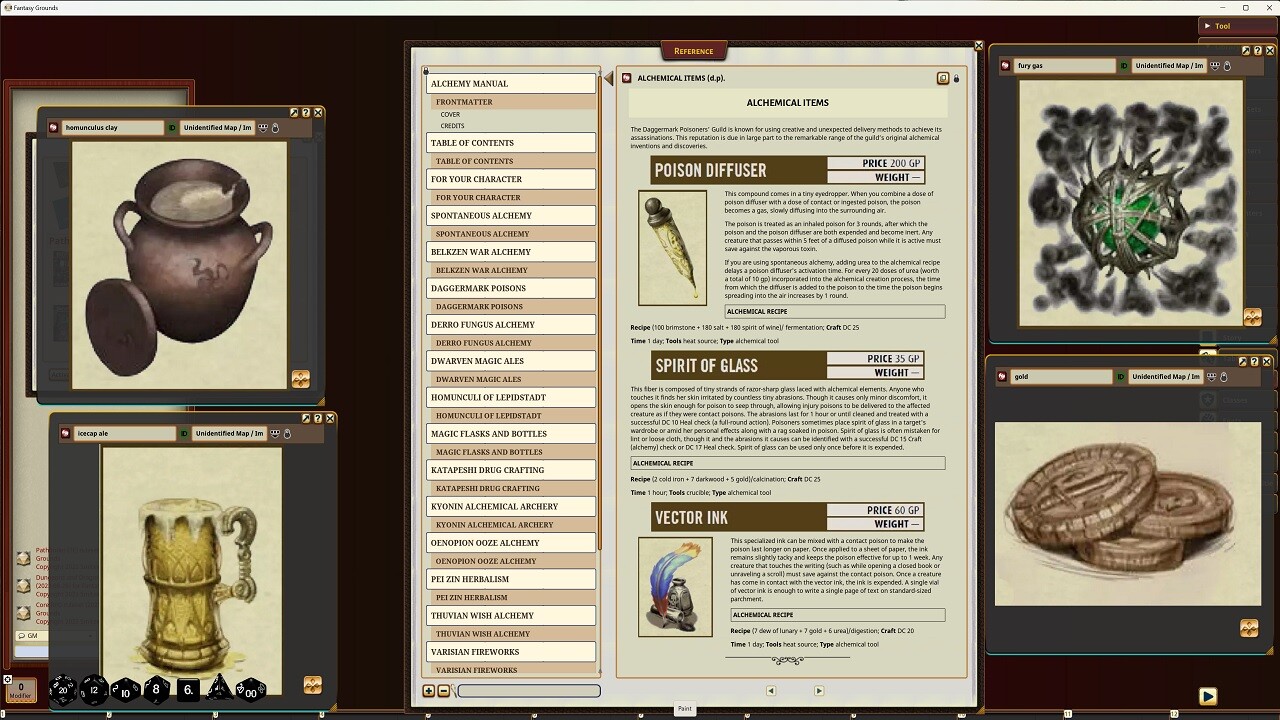 Fantasy Grounds - Pathfinder RPG - Pathfinder Companion: Alchemy Manual