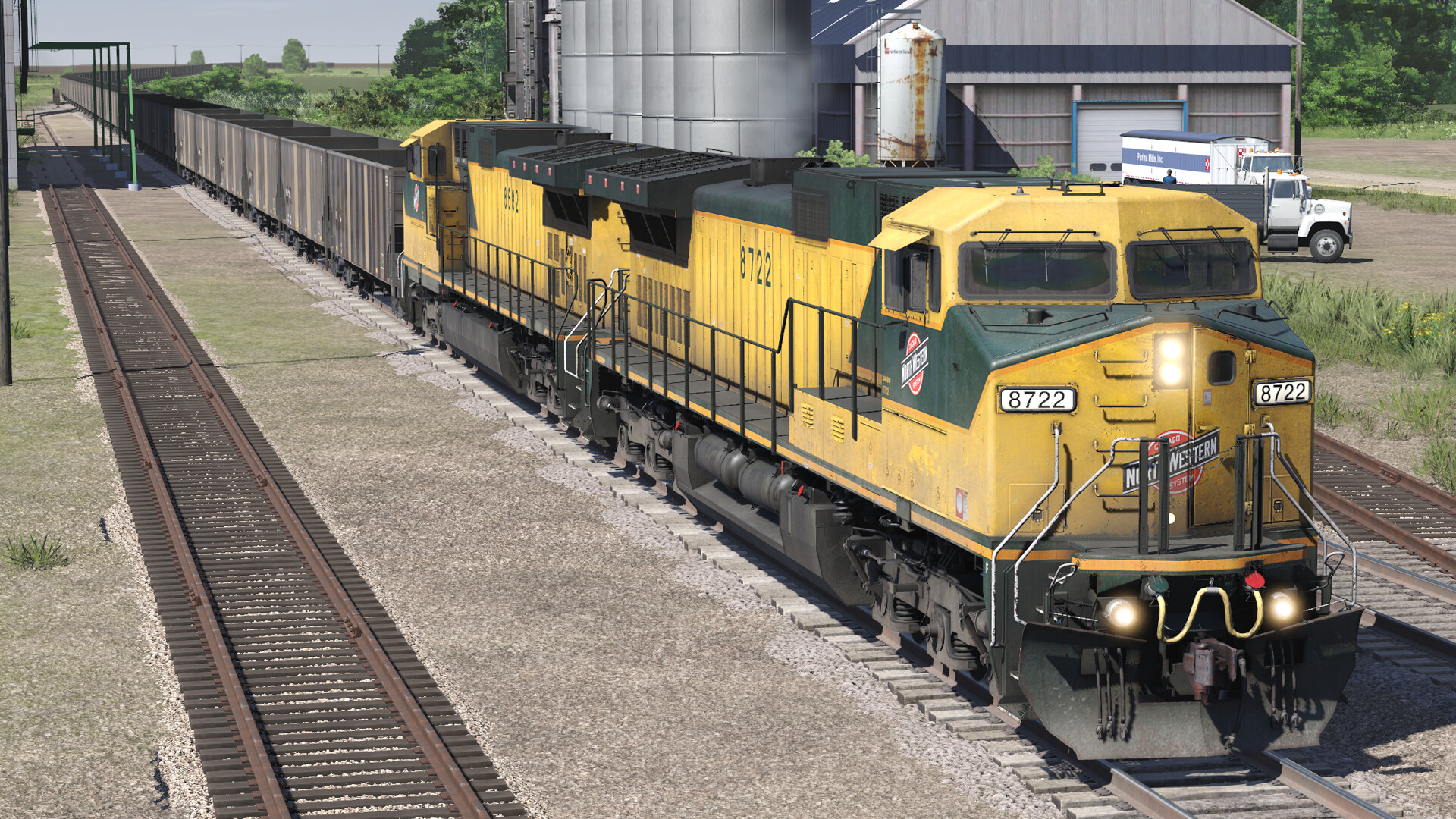 Trainz Plus DLC - CNW C44-9W 8666-8730