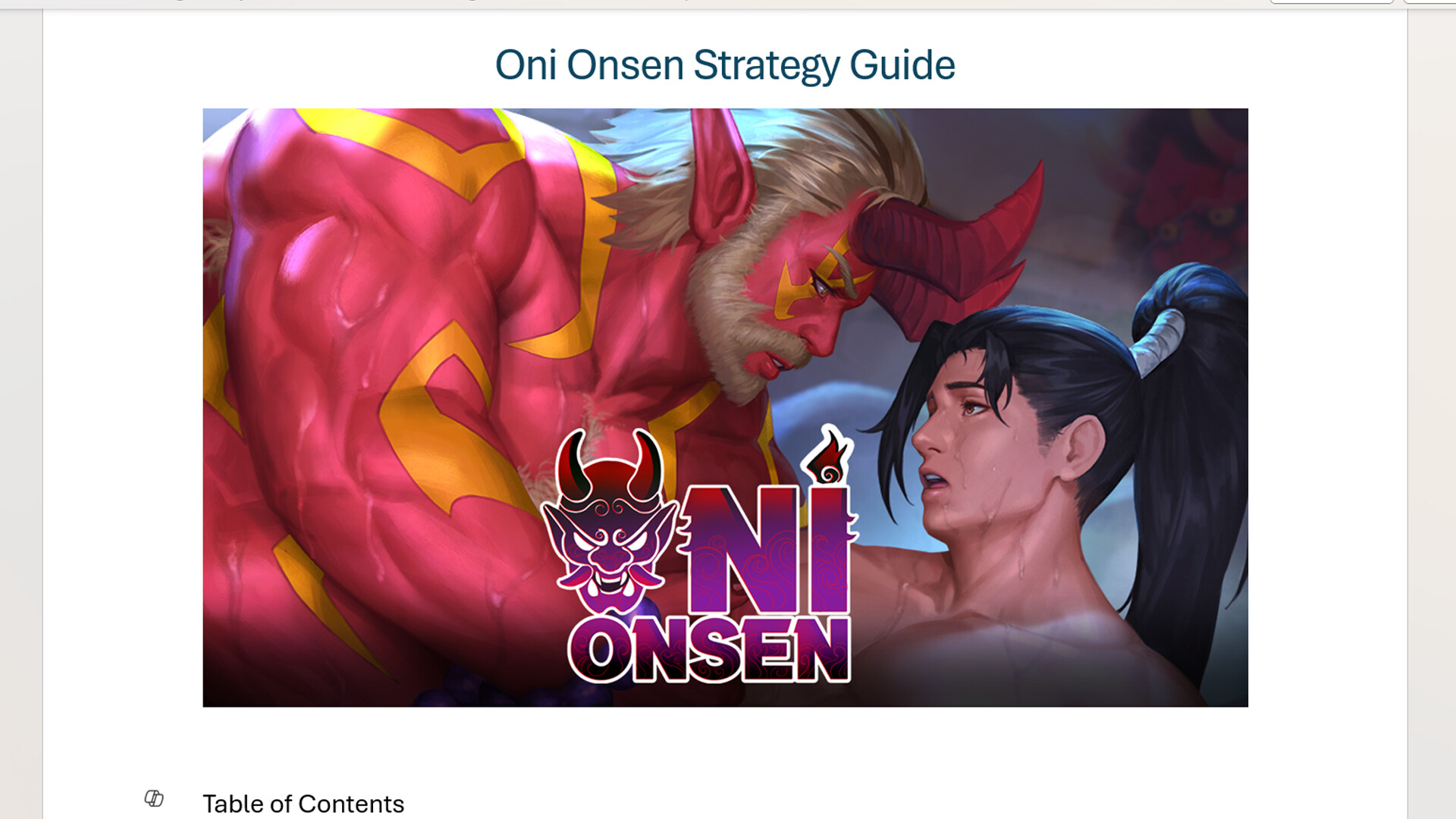 Oni Onsen Strategy Guide