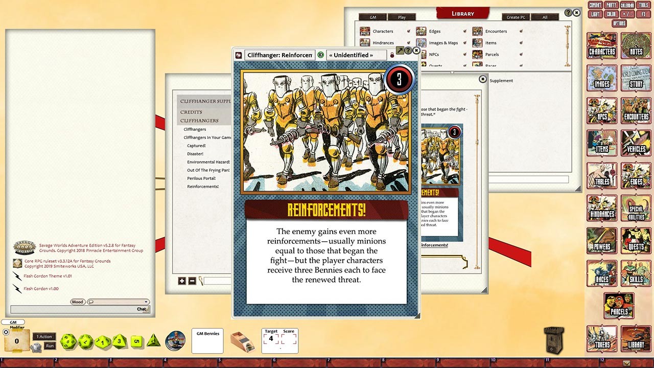 Fantasy Grounds - Flash Gordon Cliffhanger Supplement