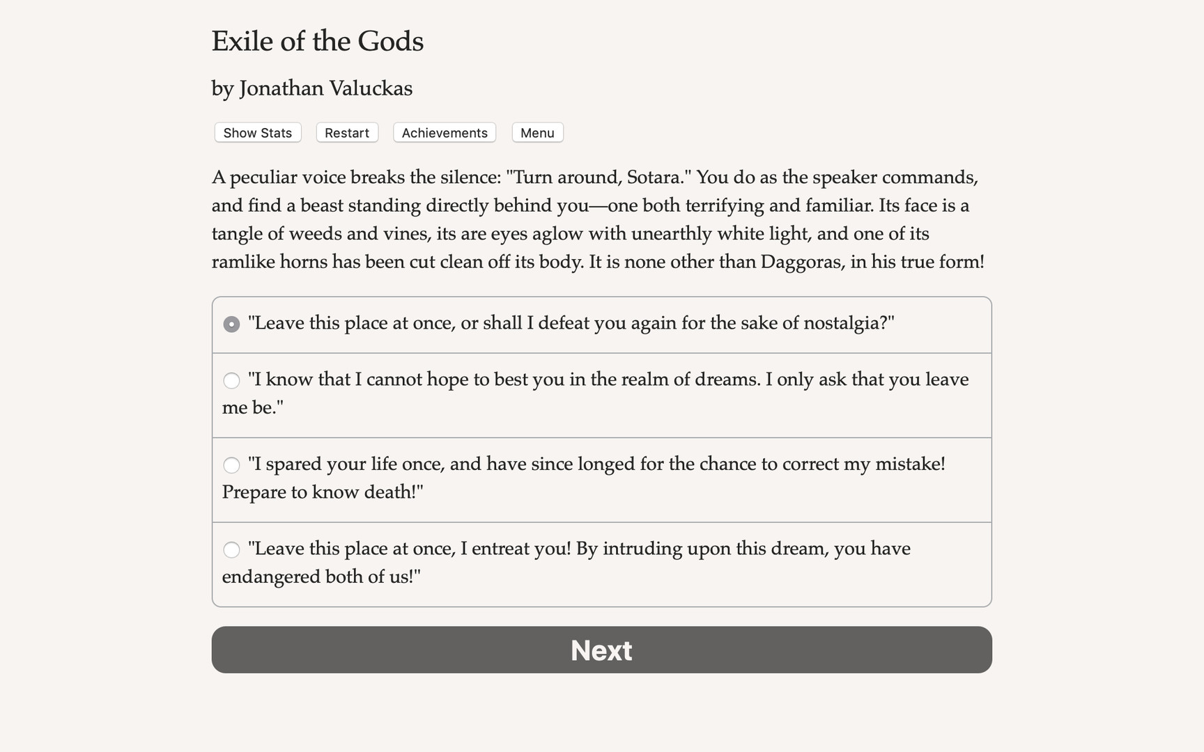 Exile of the Gods
