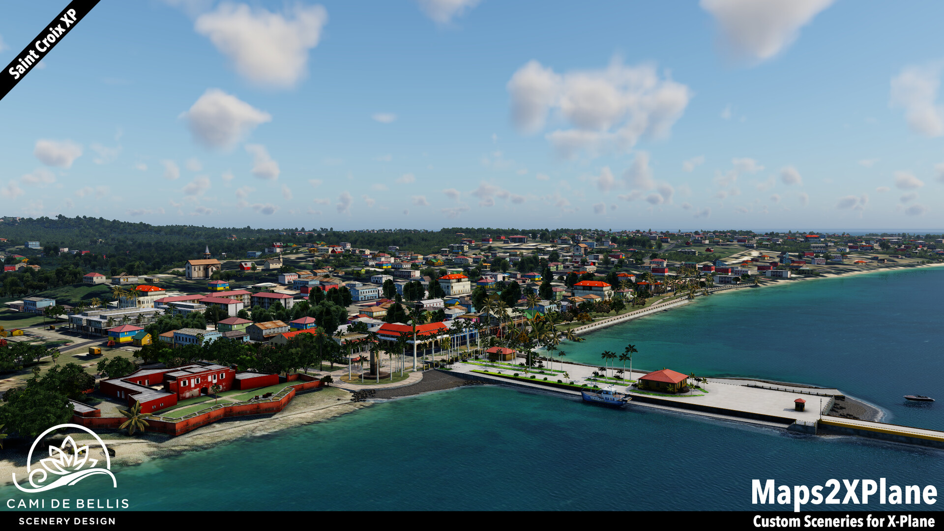 X-Plane 12 Add-on: Aerosoft - Saint Croix XP