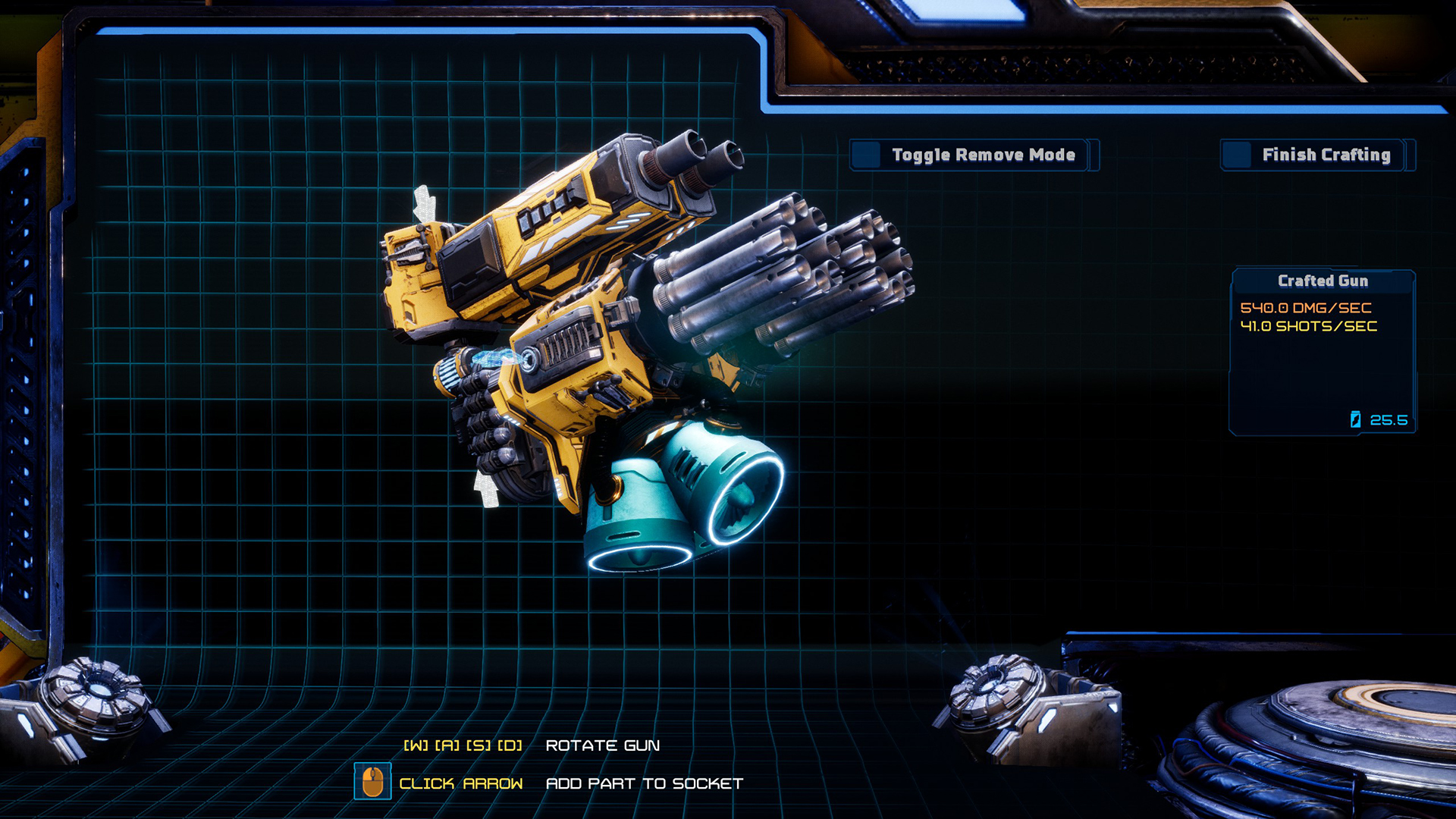 MOTHERGUNSHIP Gun Crafting Range