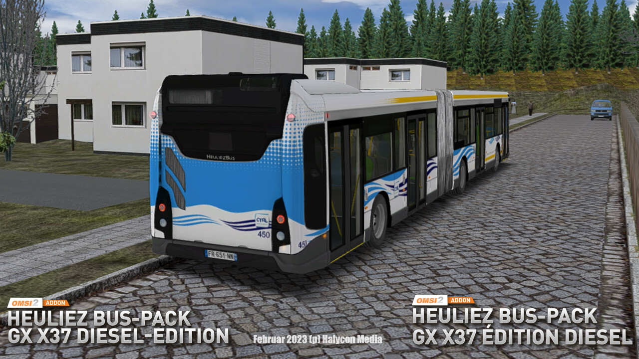 OMSI 2 Add-on Heuliez Bus Pack GX x37 Diesel Edition
