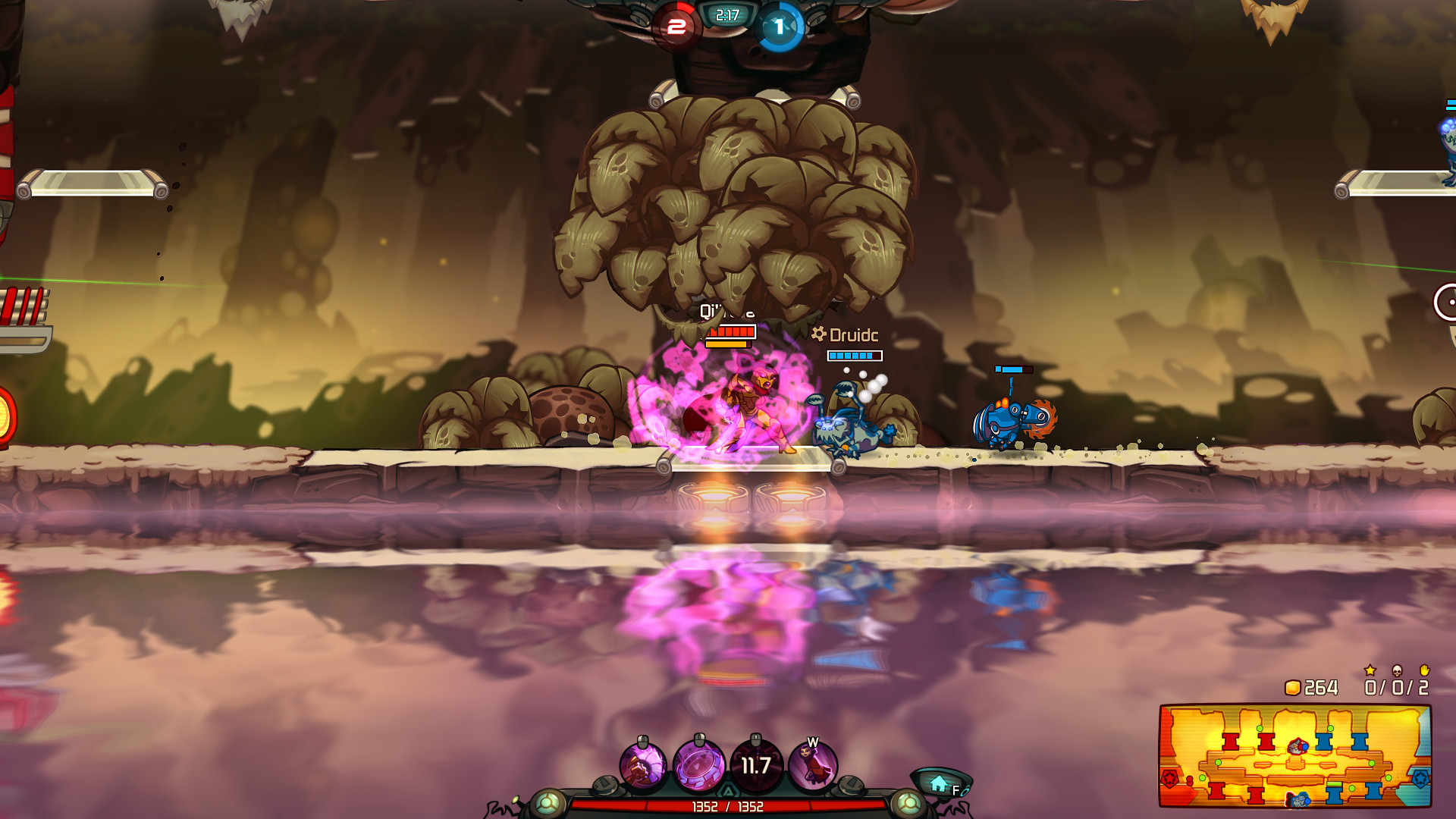Qi'Tara - Awesomenauts Character