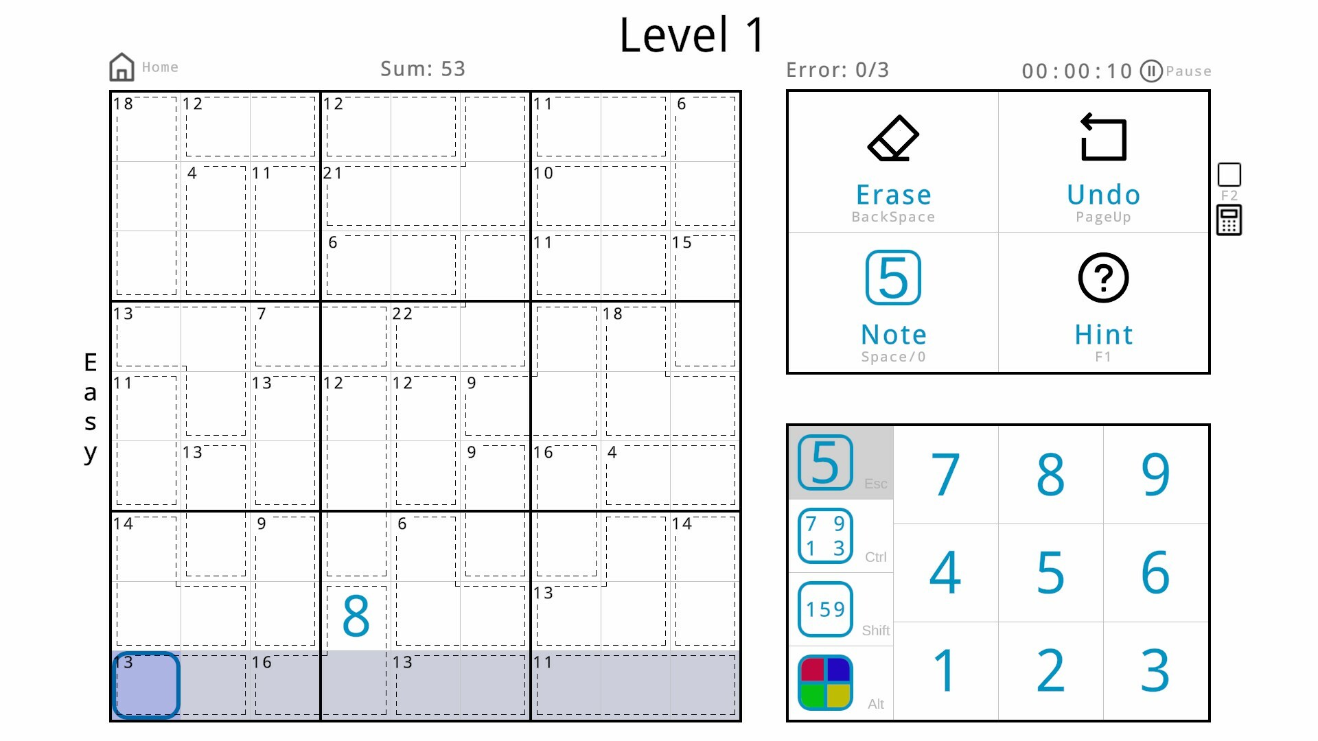 Minimalist Sudoku Demo