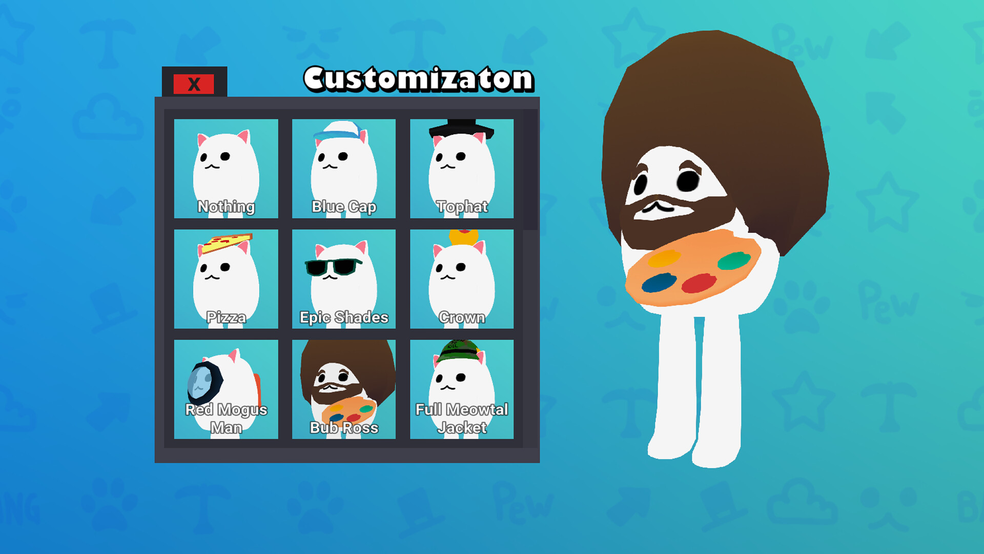 Catto Pew Pew - Hatto's for Catto's Cosmetic Pack