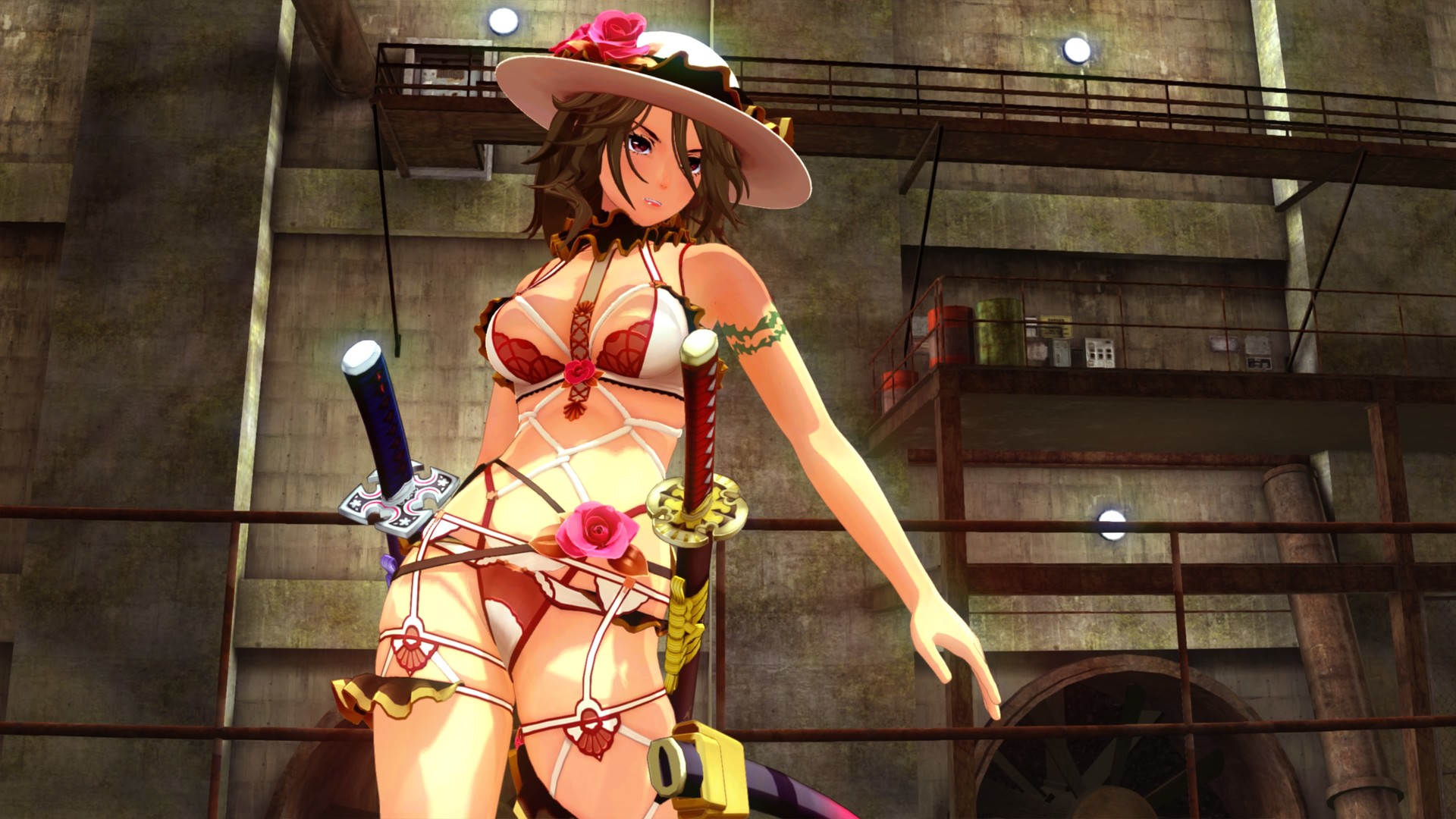 OneeChanbara ORIGIN - Exclusive Aya Costume: Aya's Bondage Bikini Chic White