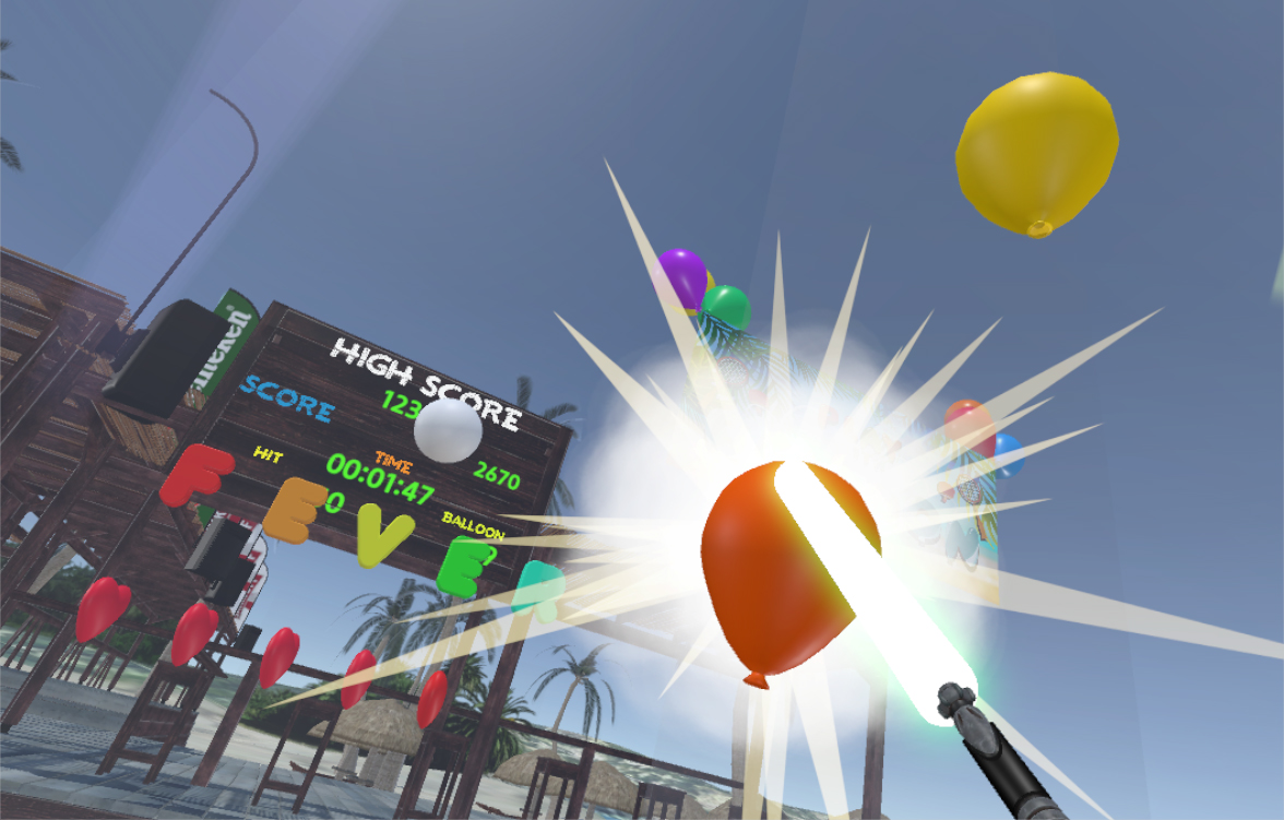 Play with Balloon