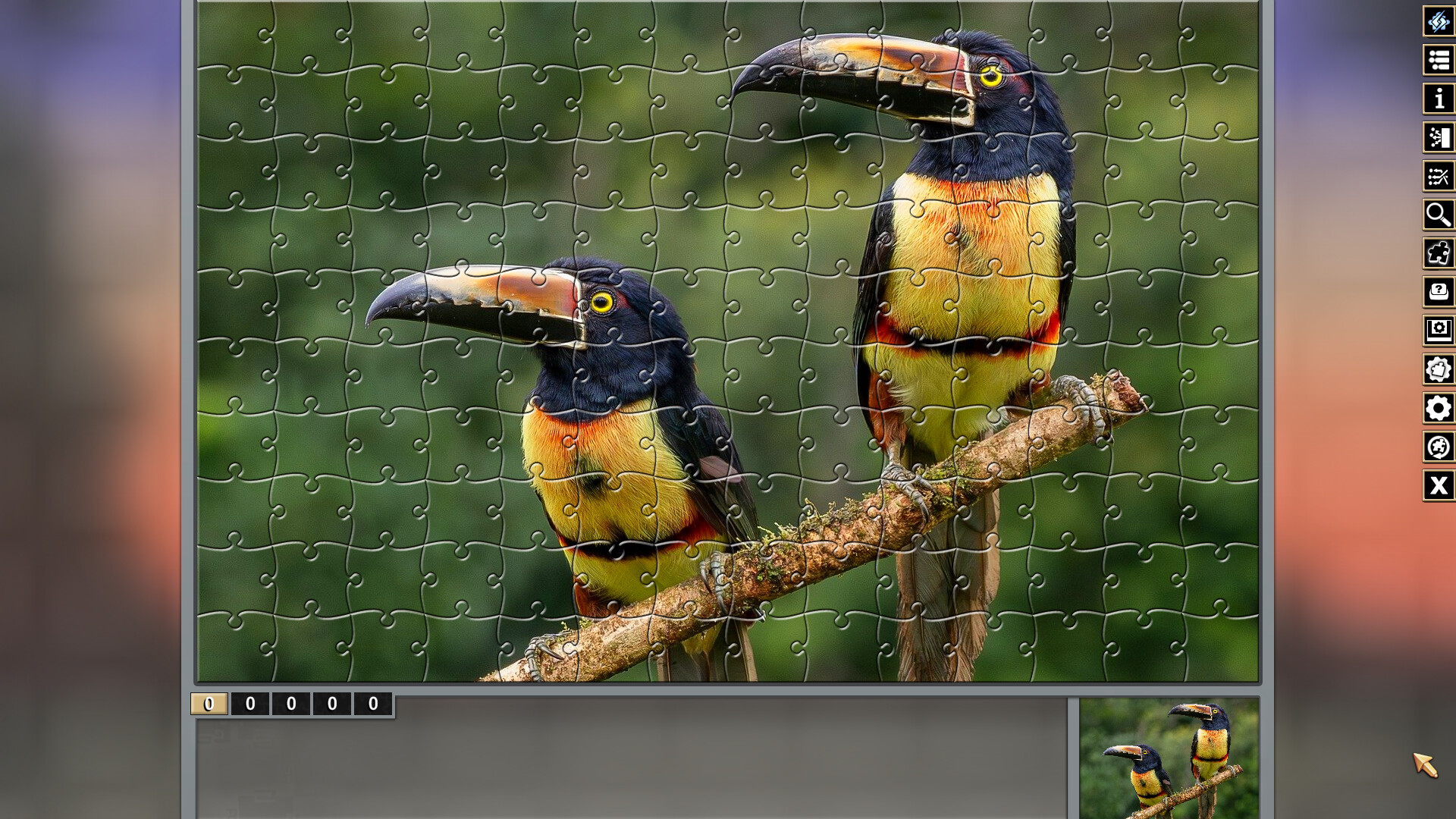 Pixel Puzzles Traditional Jigsaws Pack: Colorful Animals