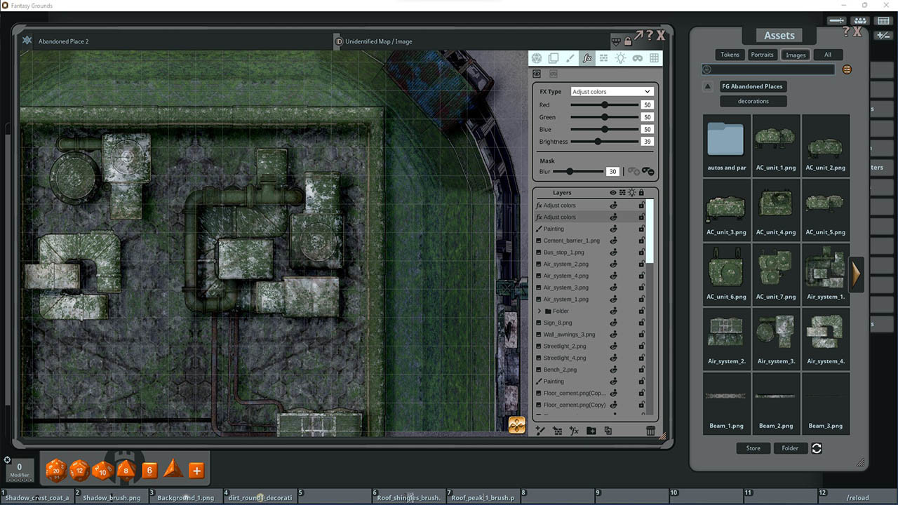 Fantasy Grounds - FG Abandoned Places Map Pack 2