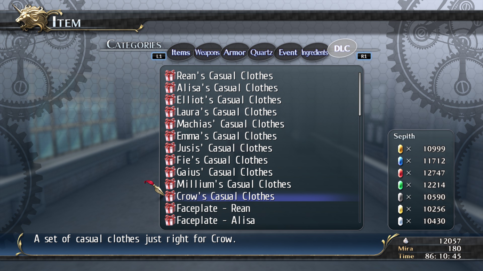 The Legend of Heroes: Trails of Cold Steel - Crow's Casuals