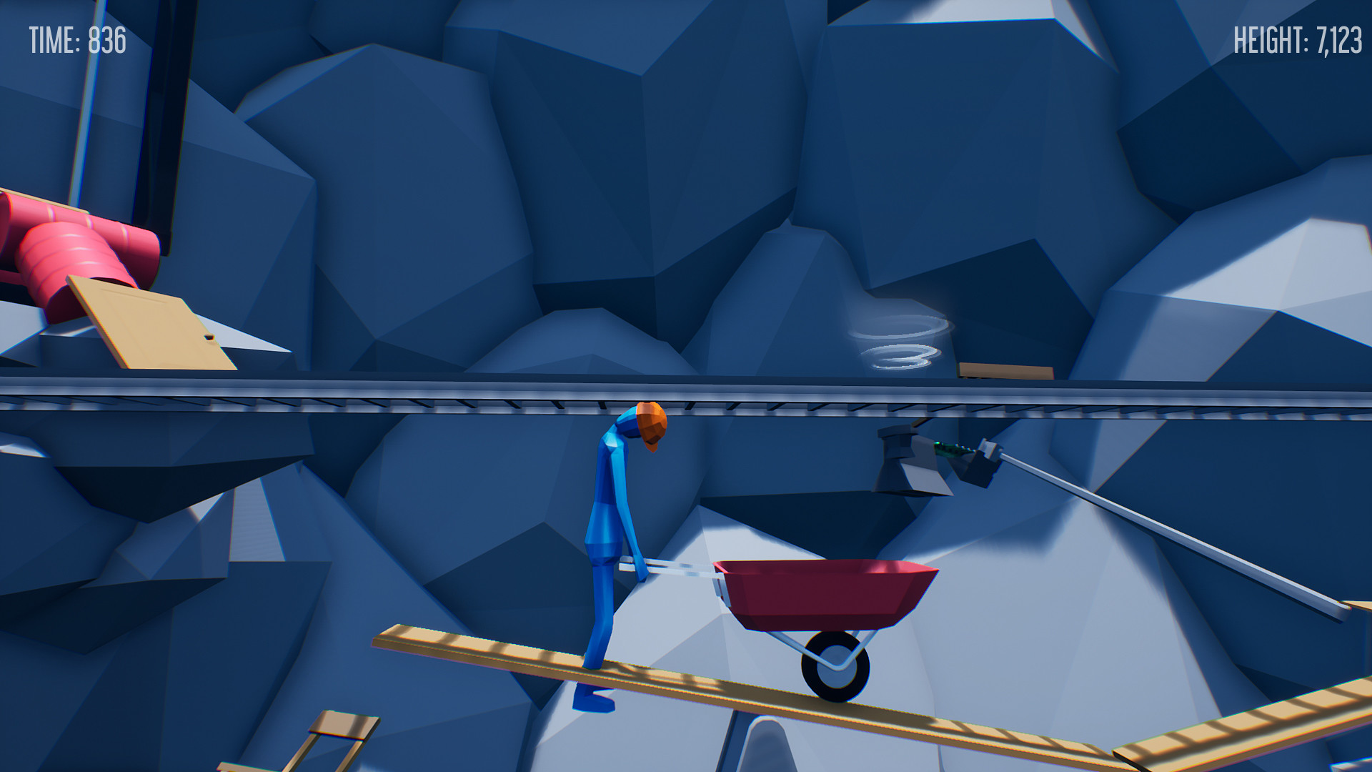 Climb With Wheelbarrow