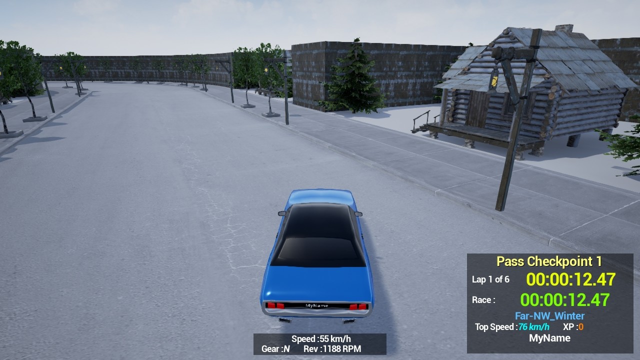 Maze Workout - Western Lost Solo Car Racer