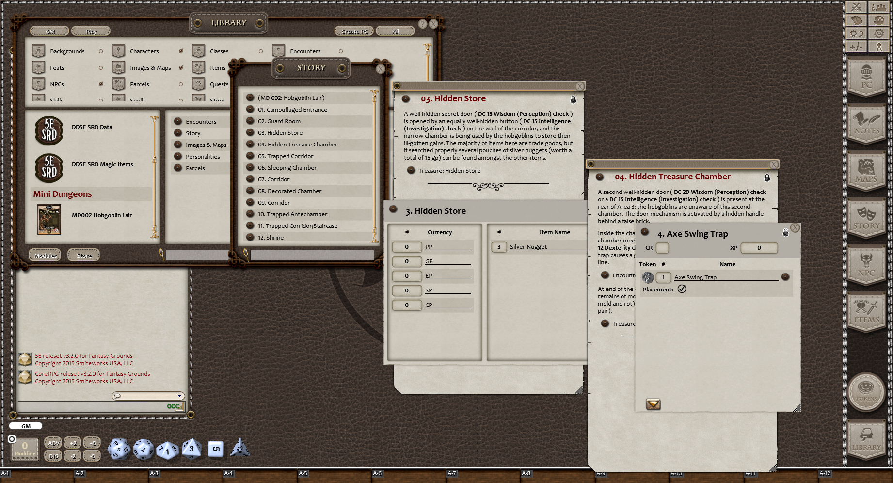 Fantasy Grounds - Mini-Dungeon Collection: Hobgoblin Lair (5E)