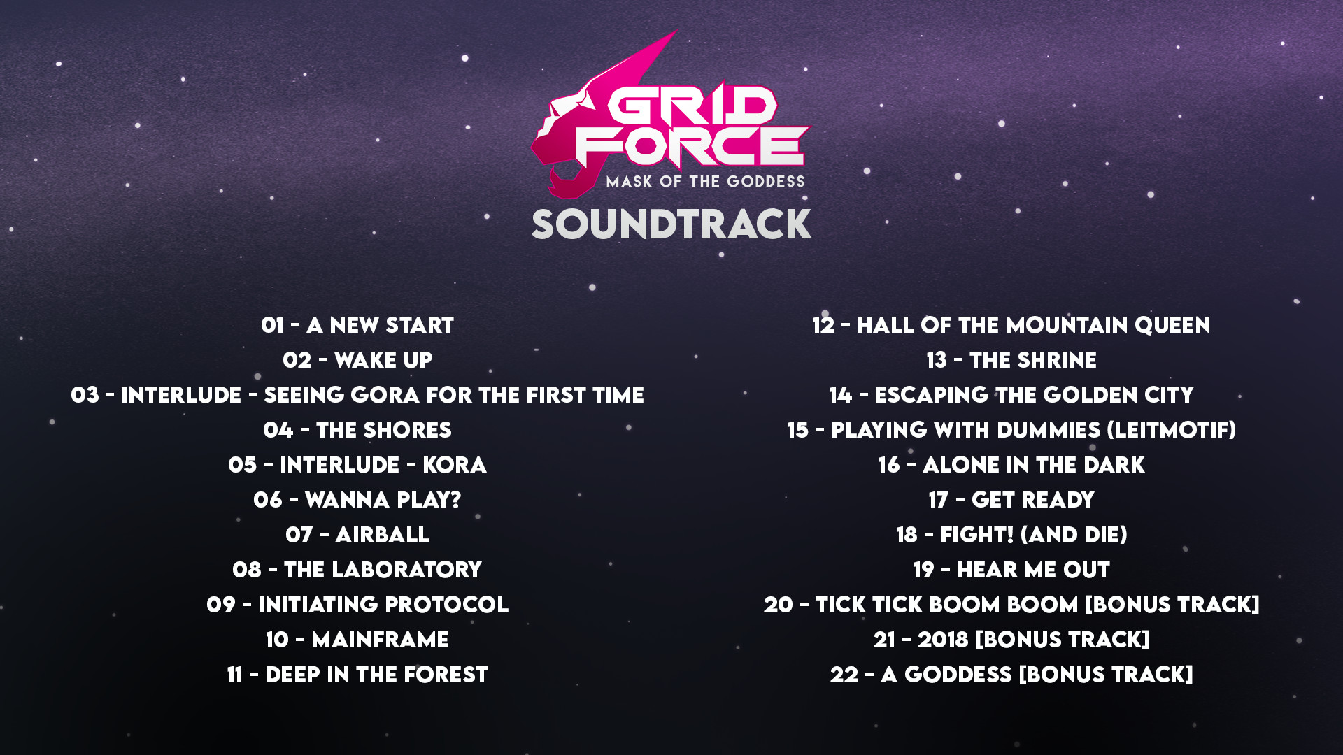 Grid Force - Mask of the Goddess Soundtrack
