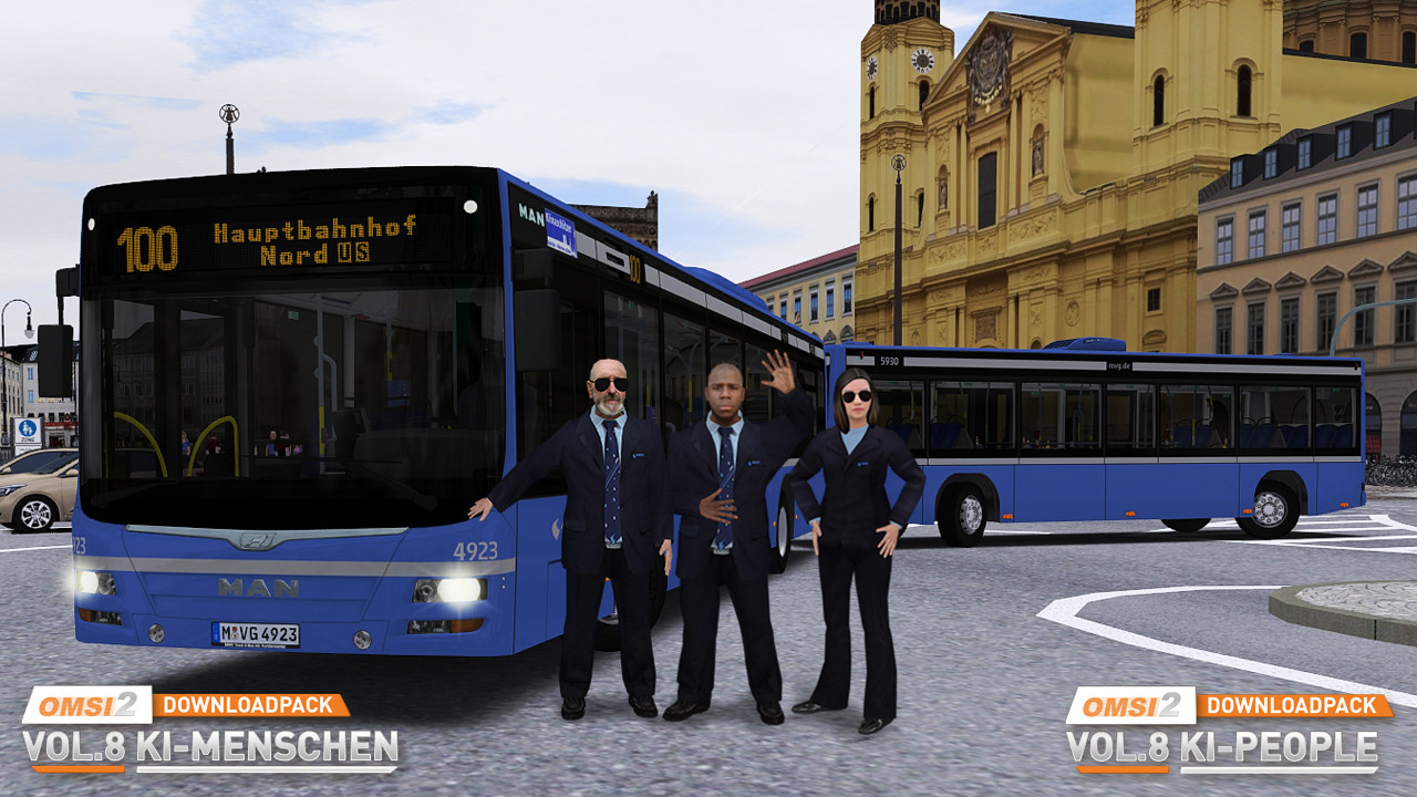 OMSI 2 Add-on Downloadpack Vol. 8 – KI-Menschen