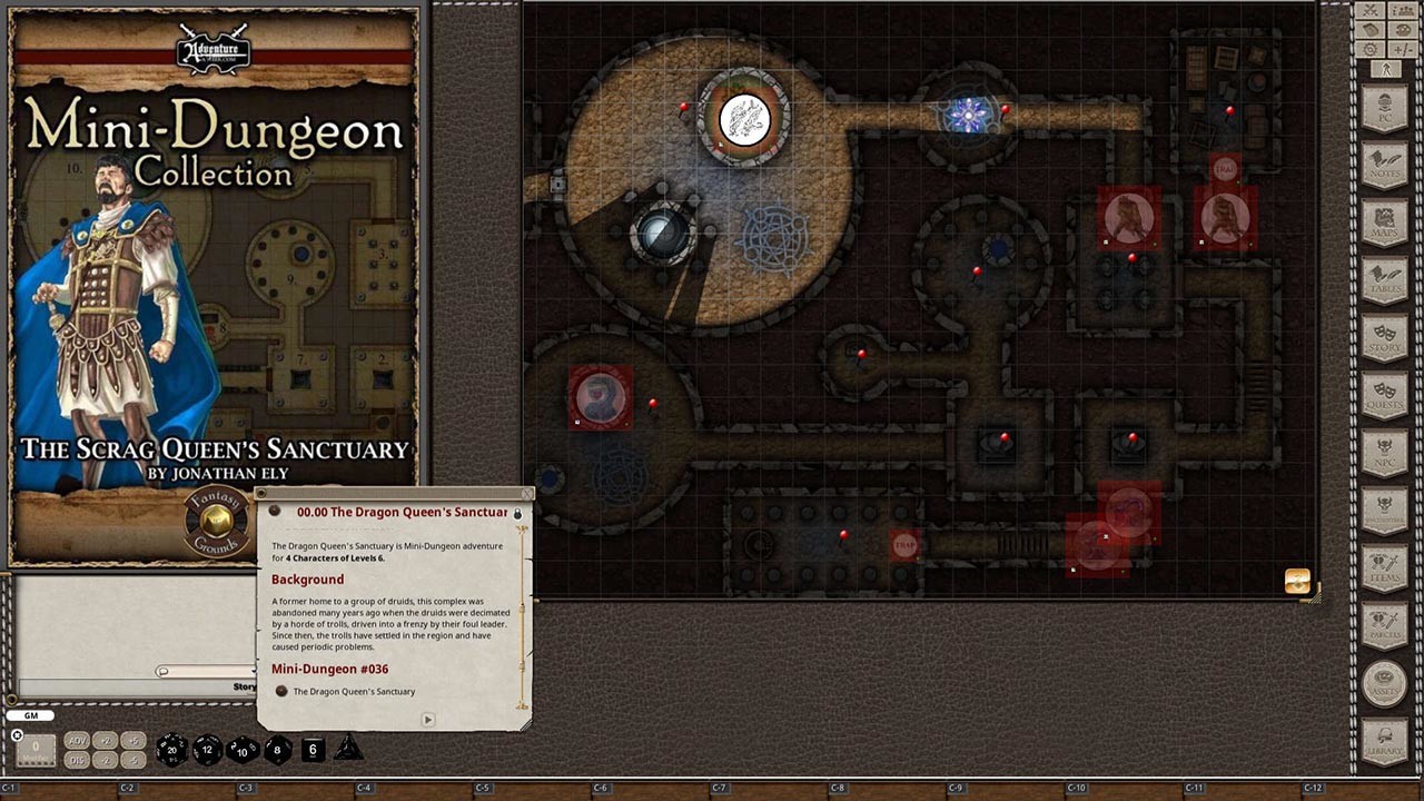 Fantasy Grounds - Mini-Dungeons Bundle #036-040