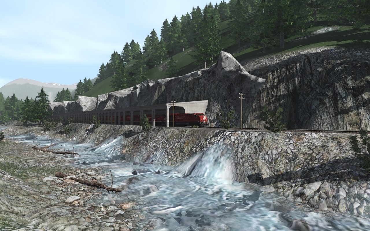 Trainz Plus DLC - Canadian Rocky Mountains Viktor Lake to Ross Peak and Glacier