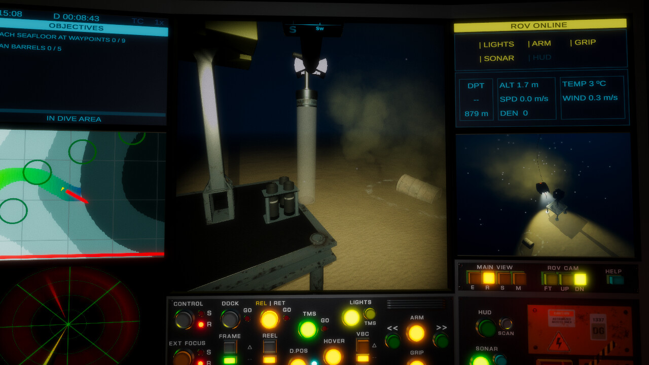subROV : Underwater Discoveries