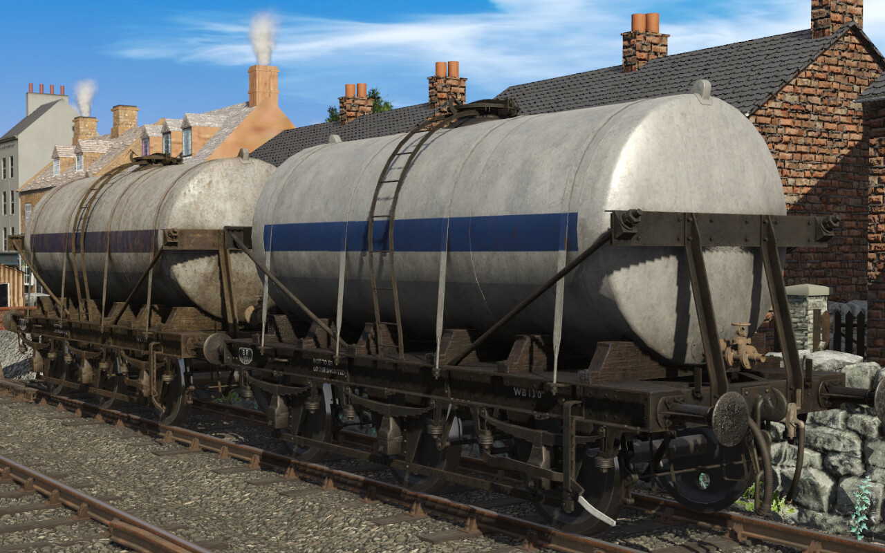 Trainz Plus DLC - UK 6 Wheel Milk Tanker Pack 1