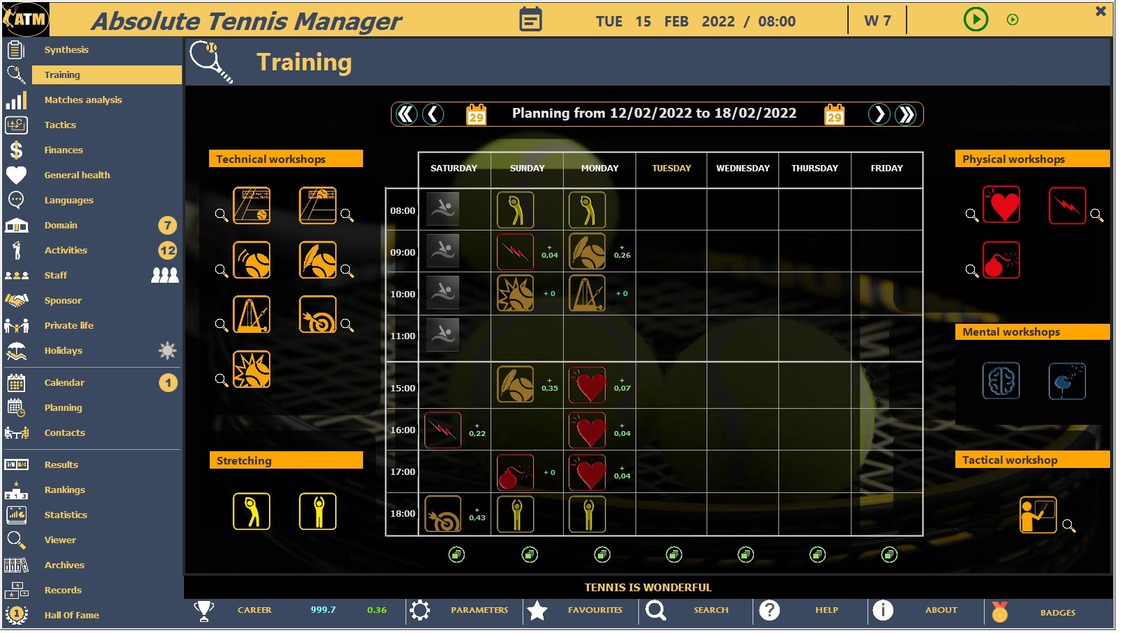 Absolute Tennis Manager