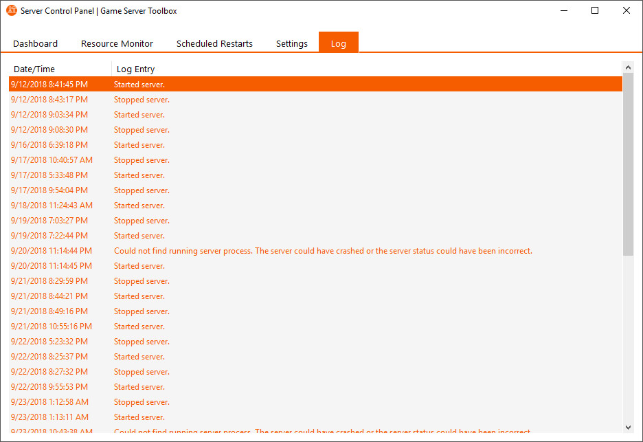 Game Server Toolbox