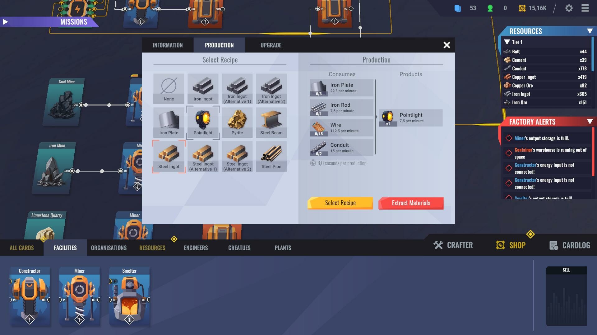 Factory Planner Demo