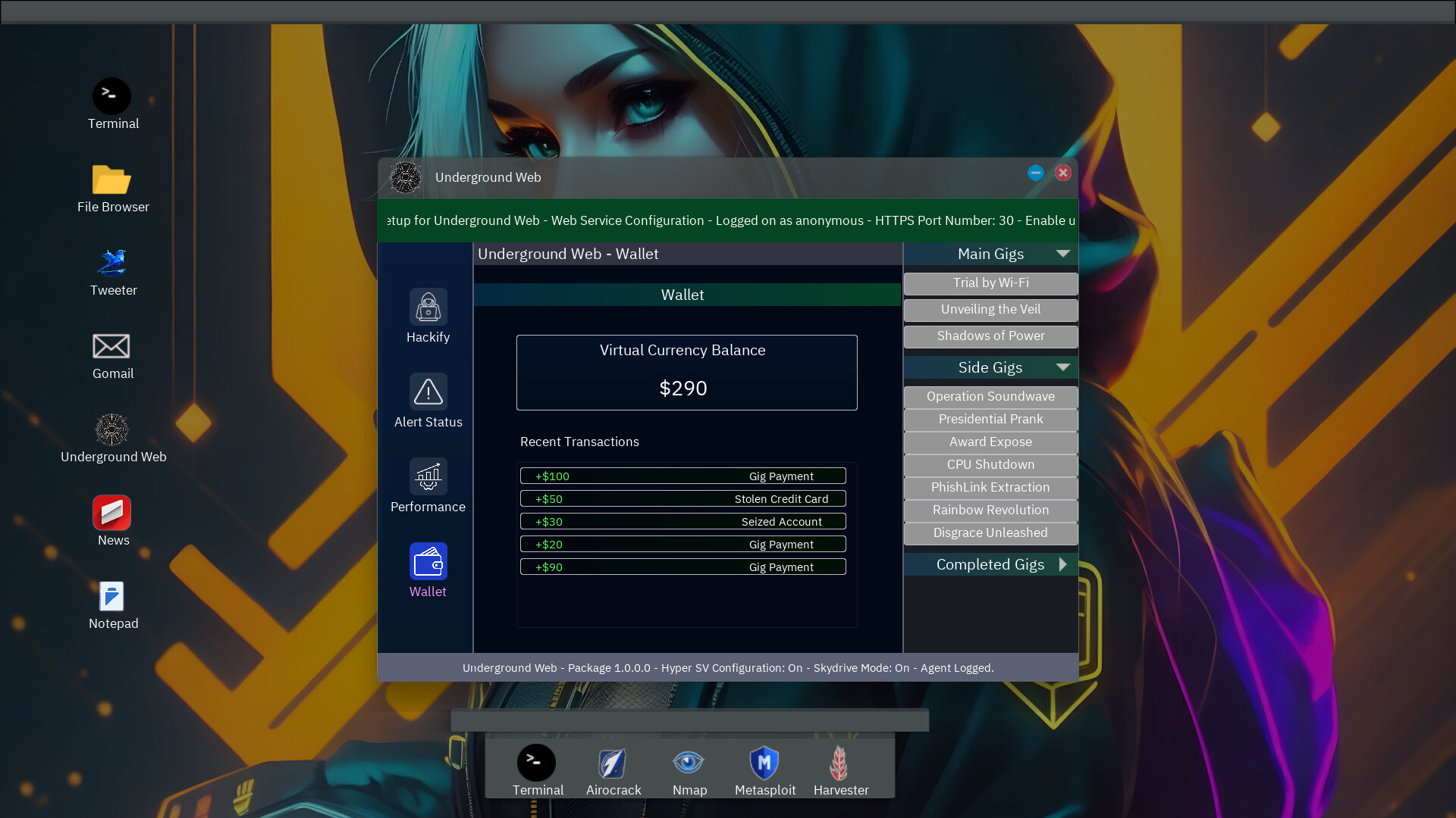 Anonymous Hacker Simulator: Prologue