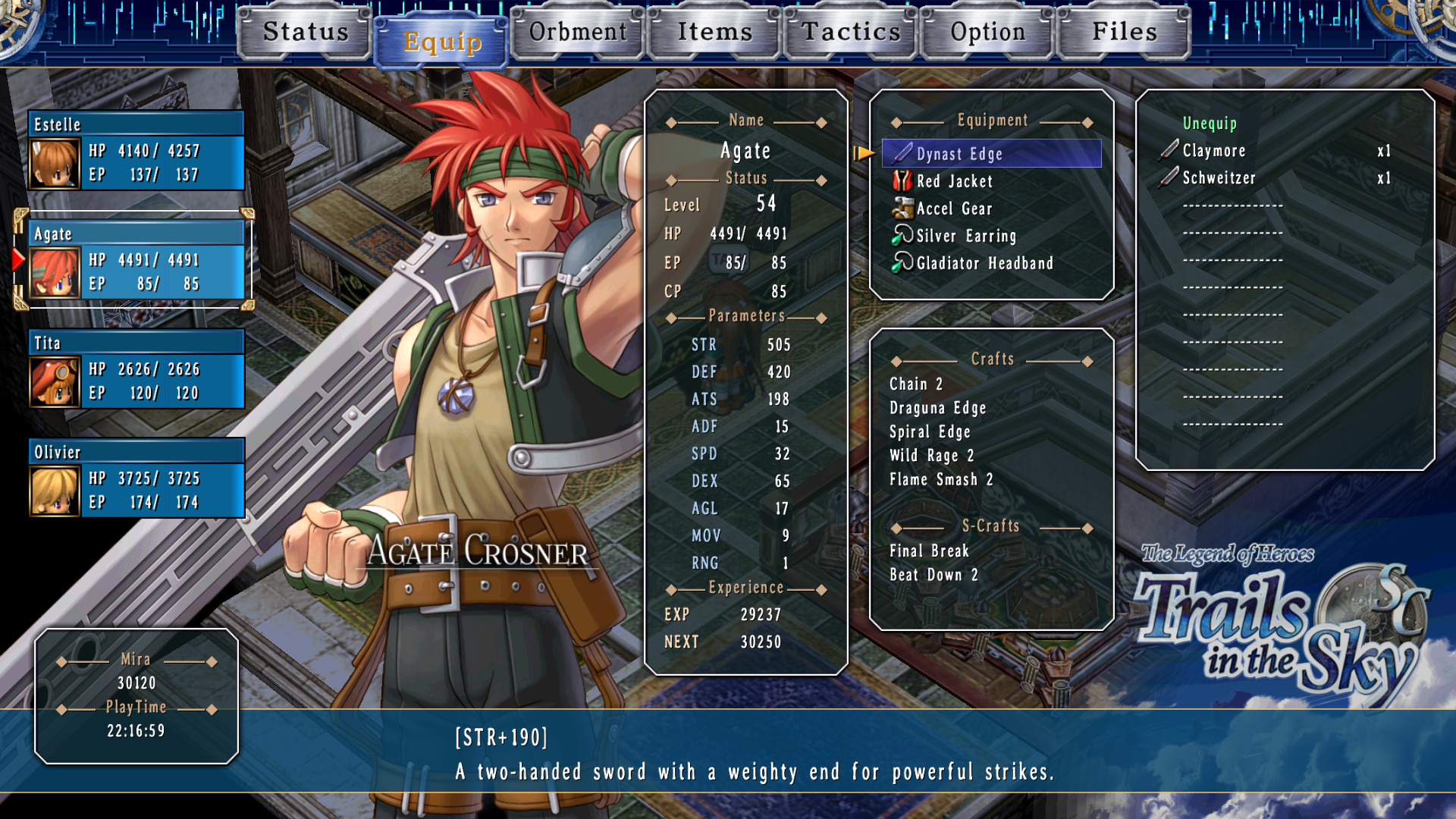 The Legend of Heroes: Trails in the Sky SC