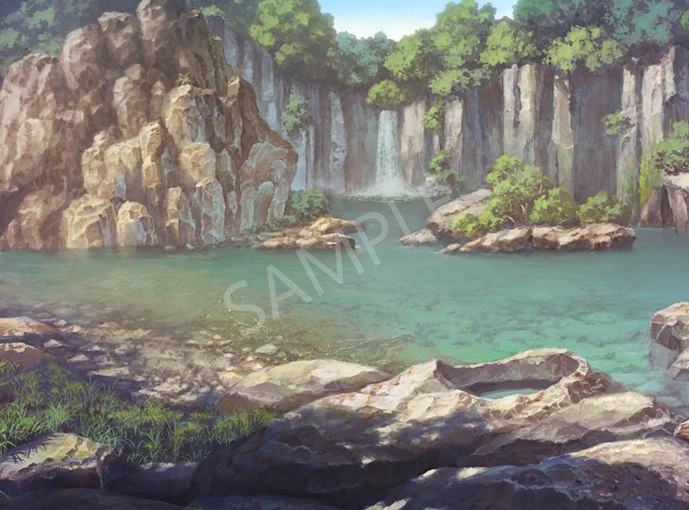 RPG Maker MV - TOKIWA GRAPHICS Battle BG No.2 Woods/Riverside