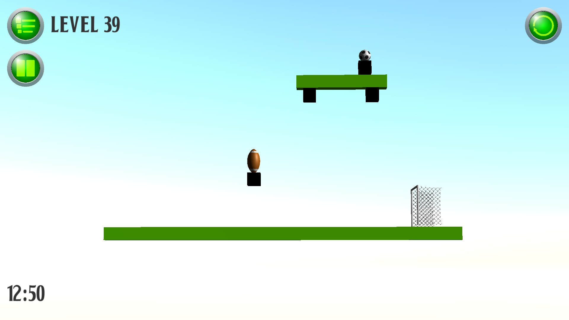 Score a goal (Physical football)