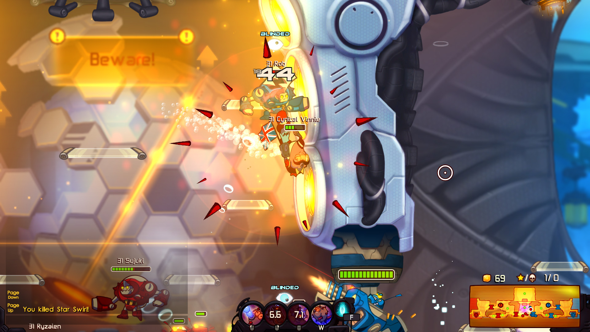 Awesomenauts - Cynical Vinnie & Total Spike Skin