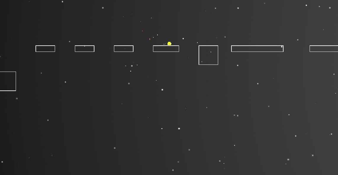 Just a ball: Jumping in the space