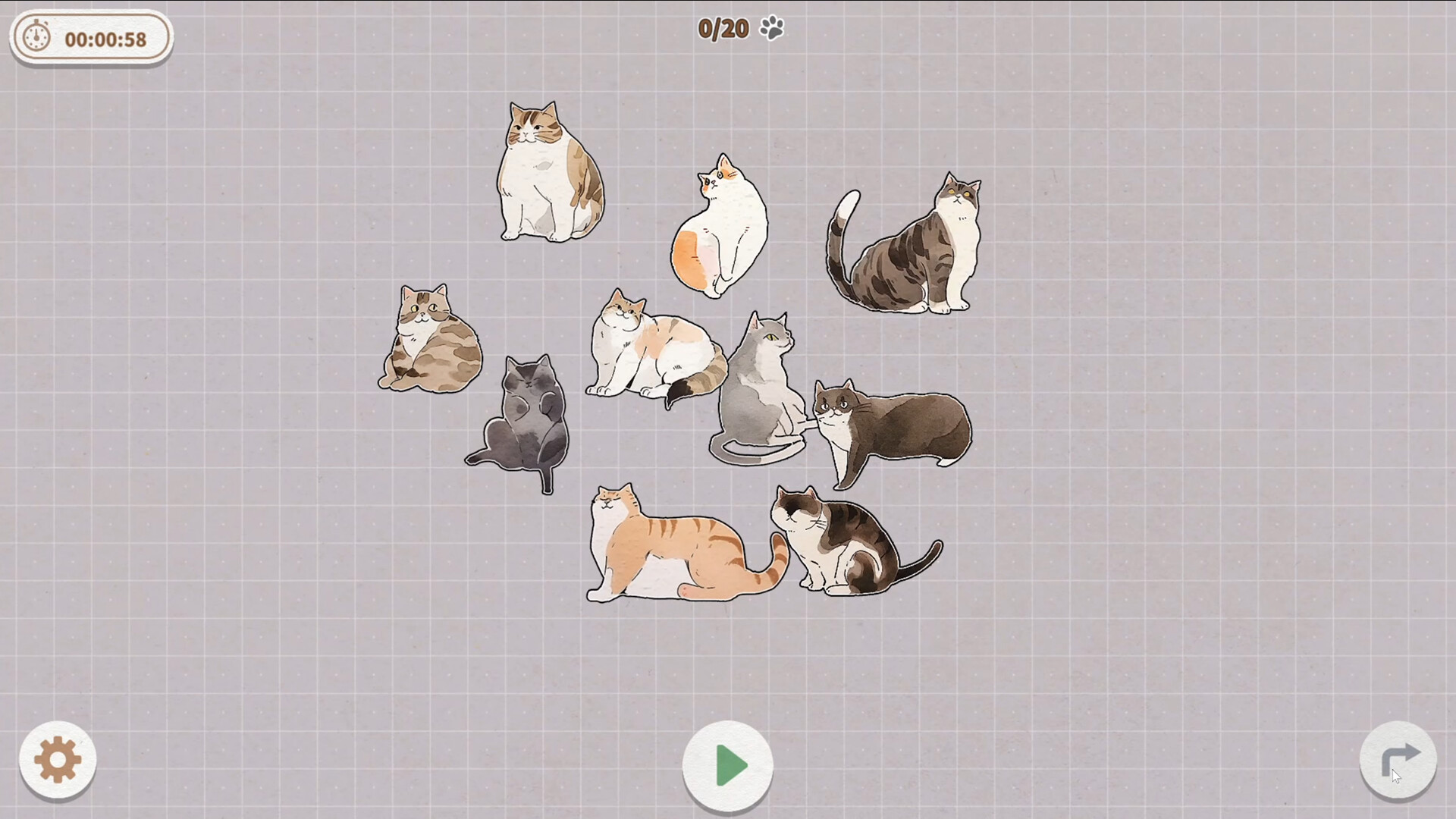 Cats Huddled Together 挤在一起的猫猫们
