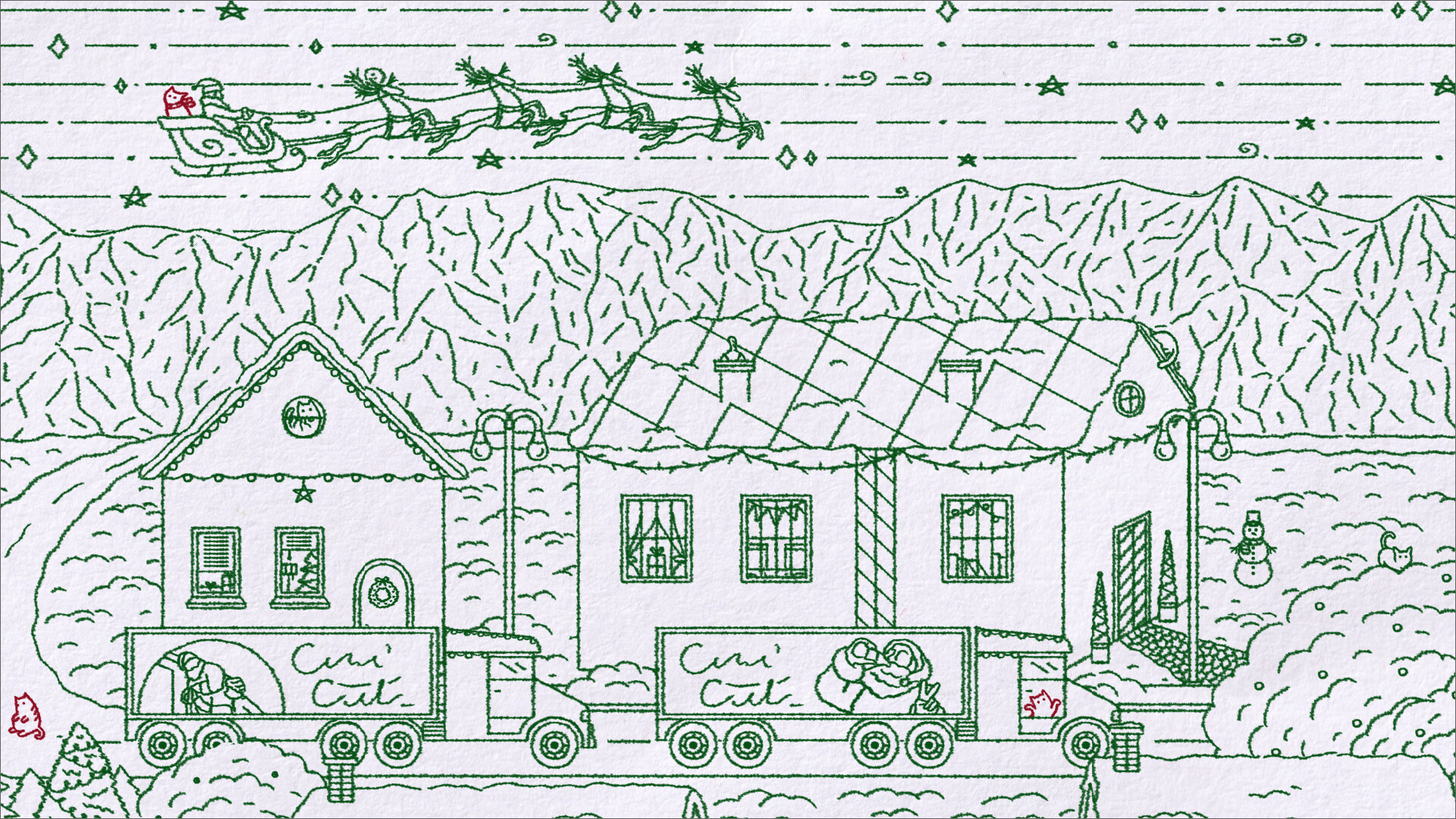 Doodle Cats: Christmas Mystery