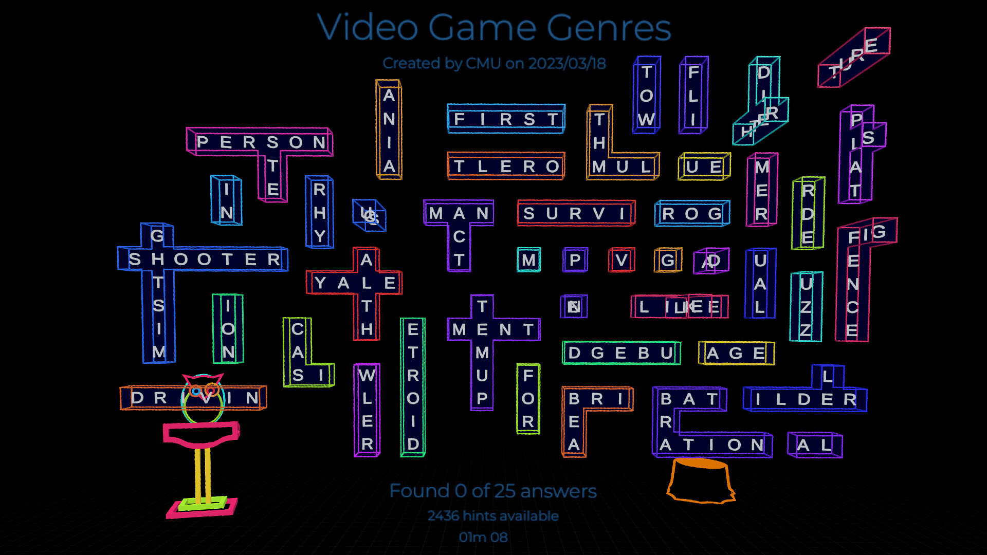 Arthur Owl's Word Block - Video Games Pack