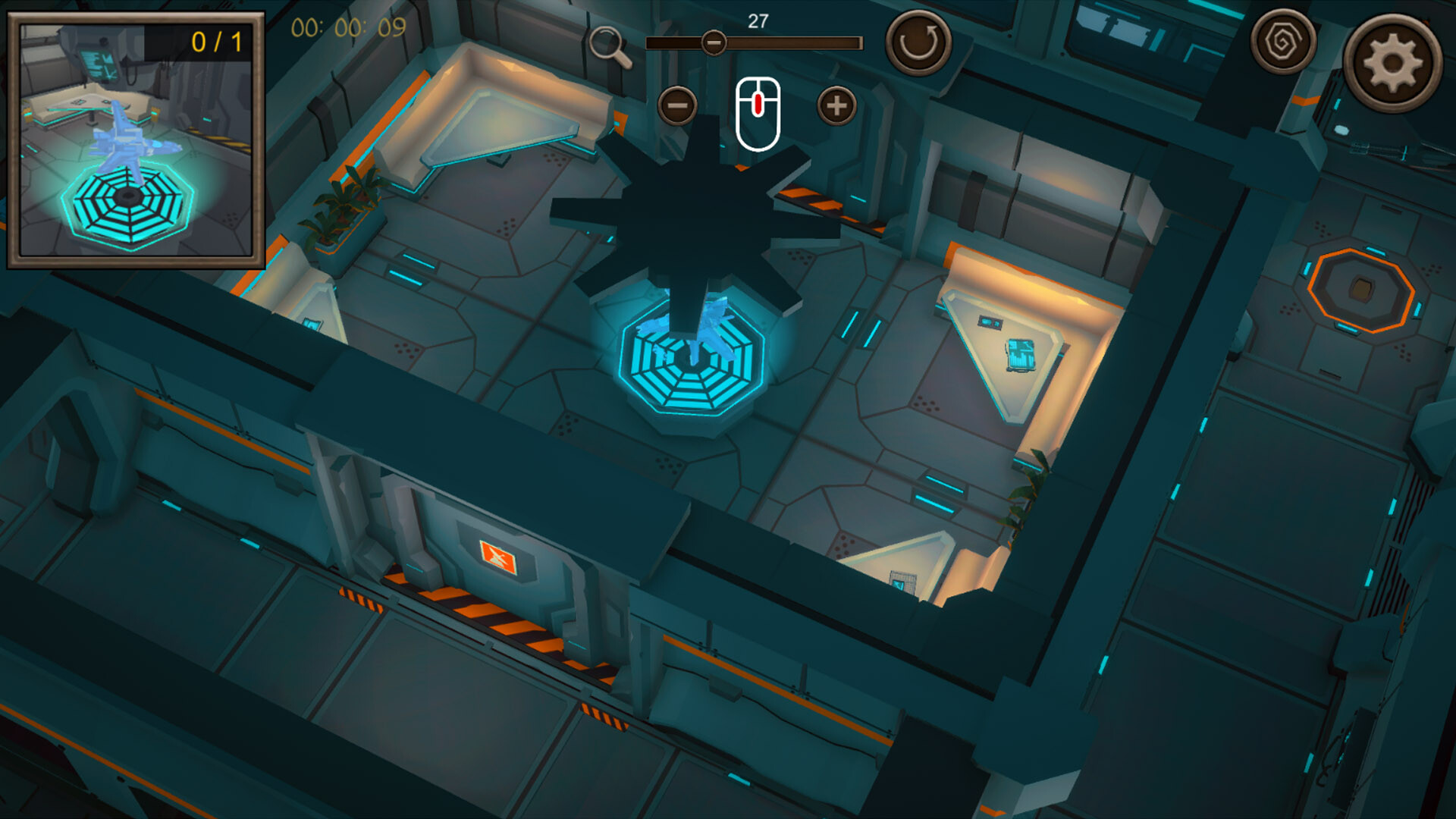 Hidden Space Top-Down 3D