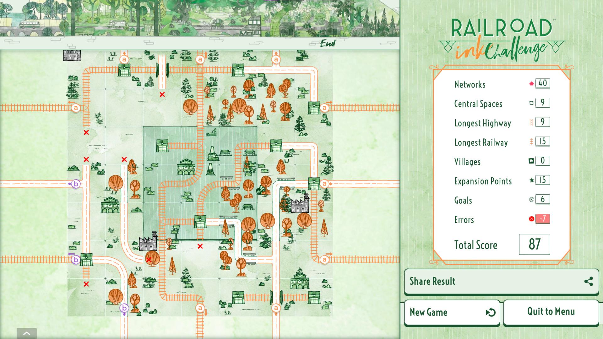 Railroad Ink Challenge – Forest