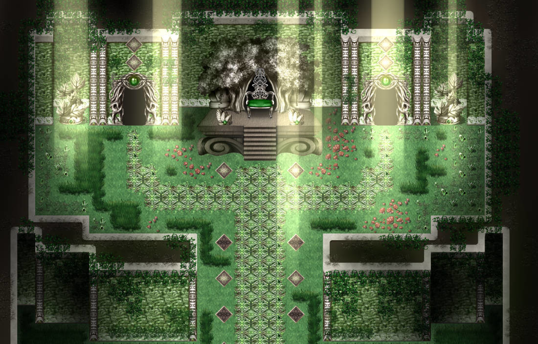 RPG Maker MV - KR Elemental Dungeon Tileset - Celestial Flora Ice Time