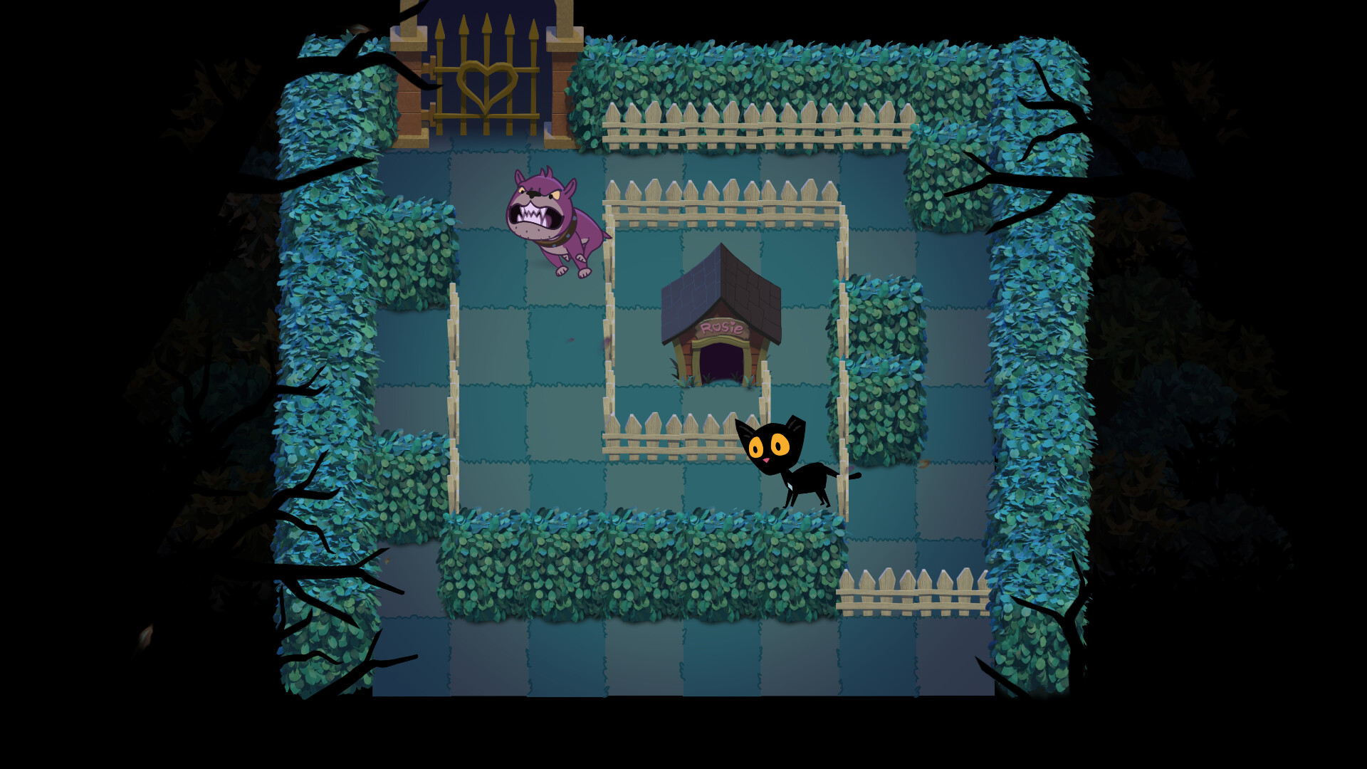 Halloween Picket Maze