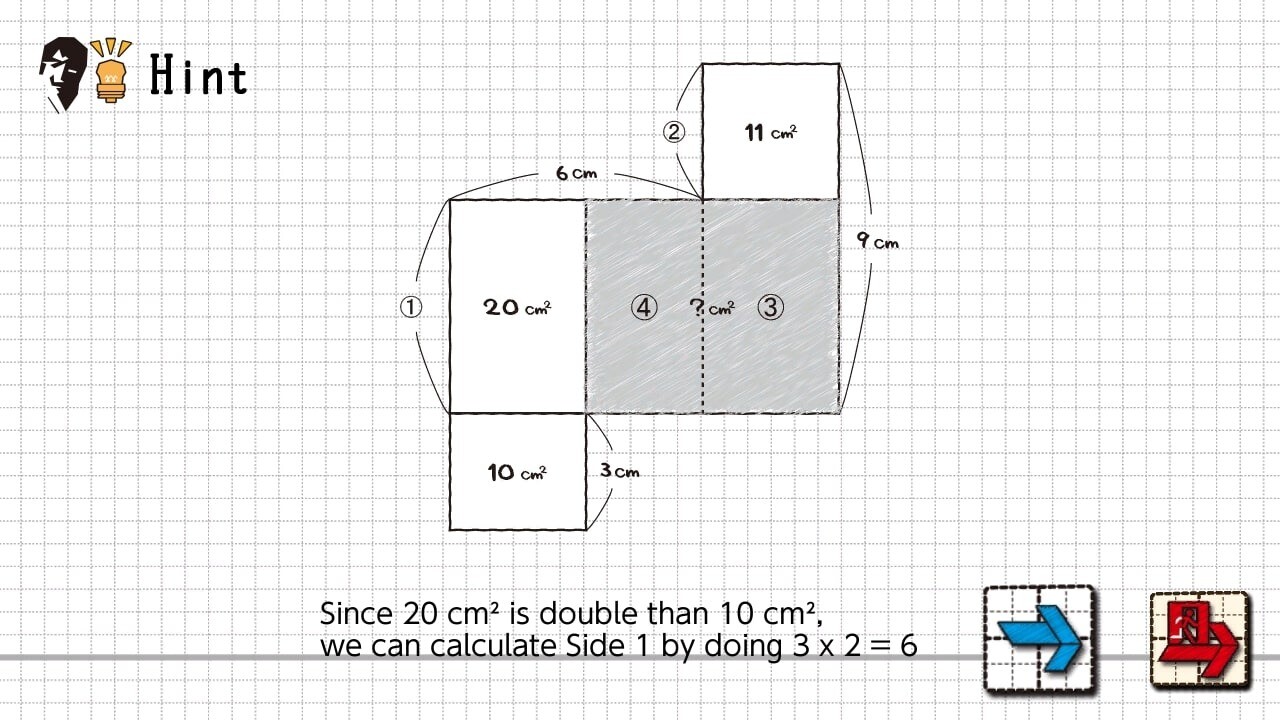 MENSEKI : Area maze puzzles