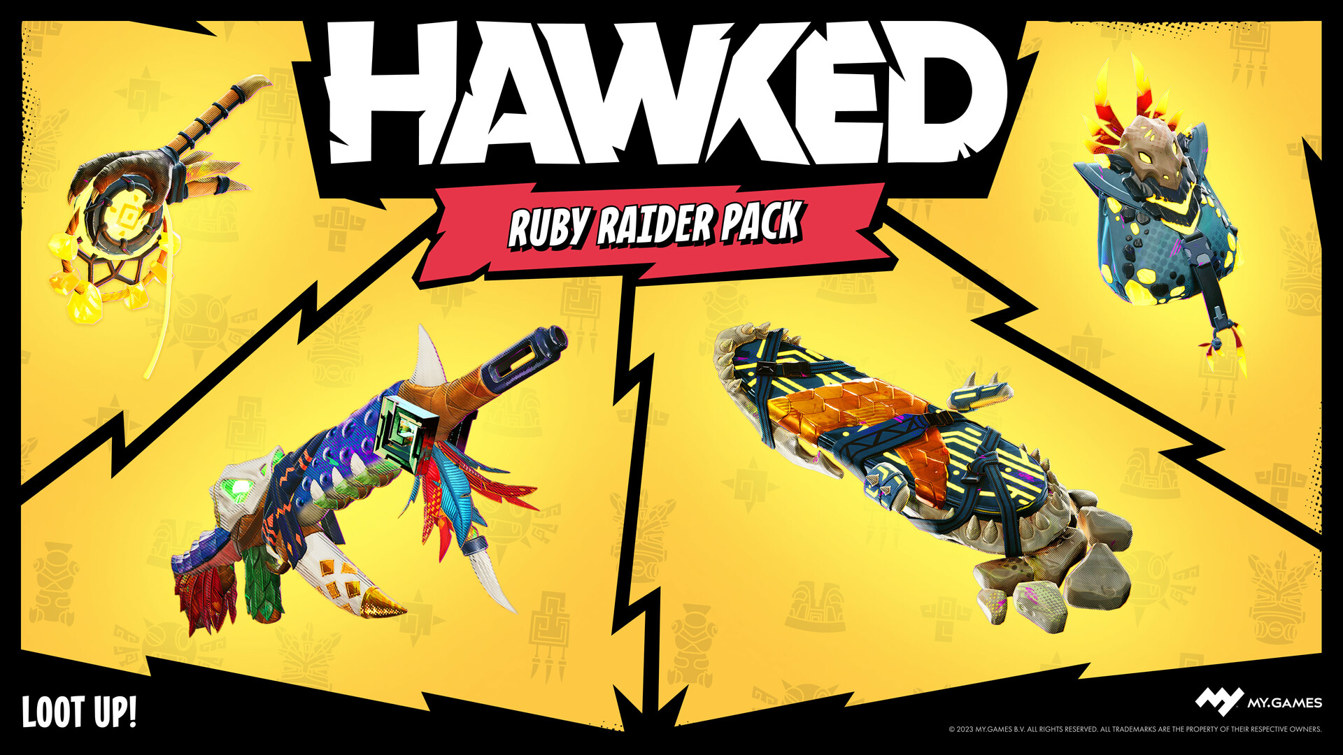 HAWKED — Ruby Raider Pack