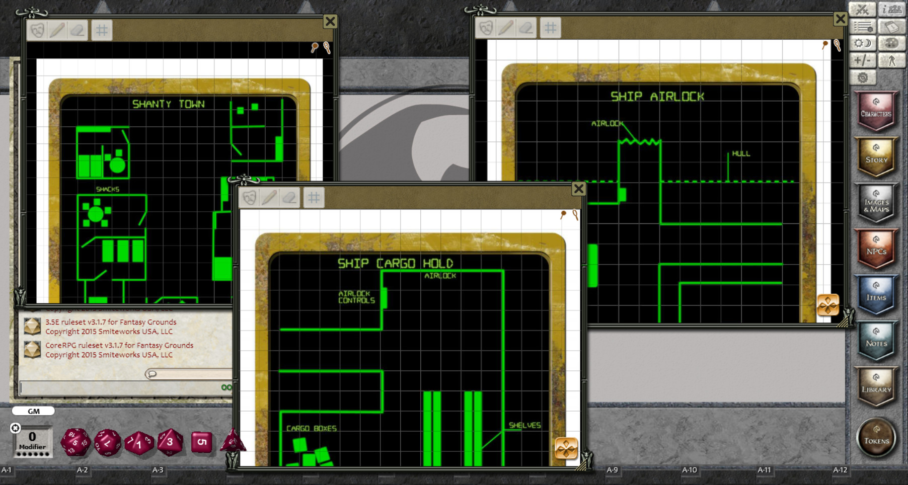 Fantasy Grounds - Sci-fi Themed Maps