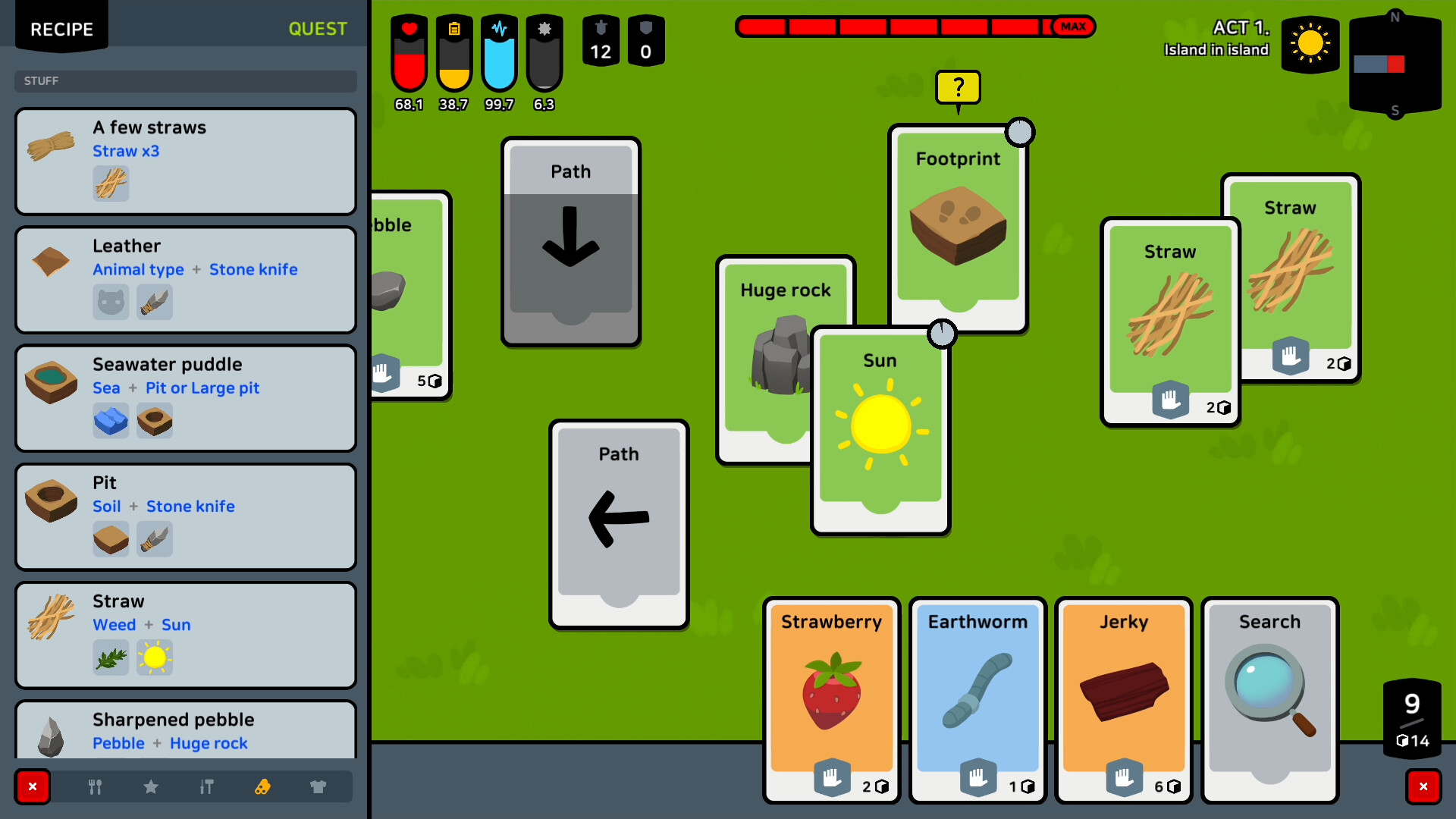 Stack Island - Survival card game