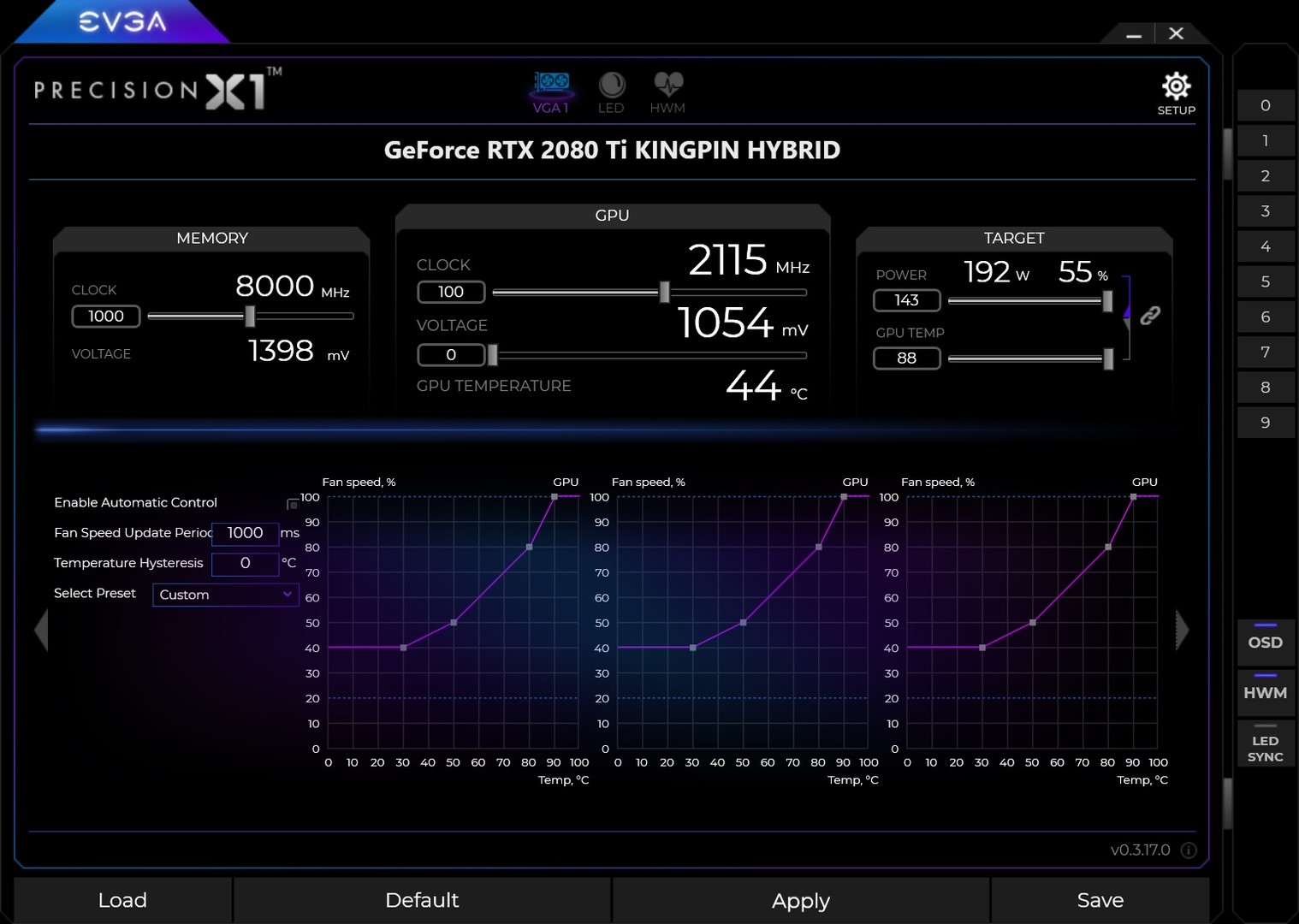 EVGA Precision X1